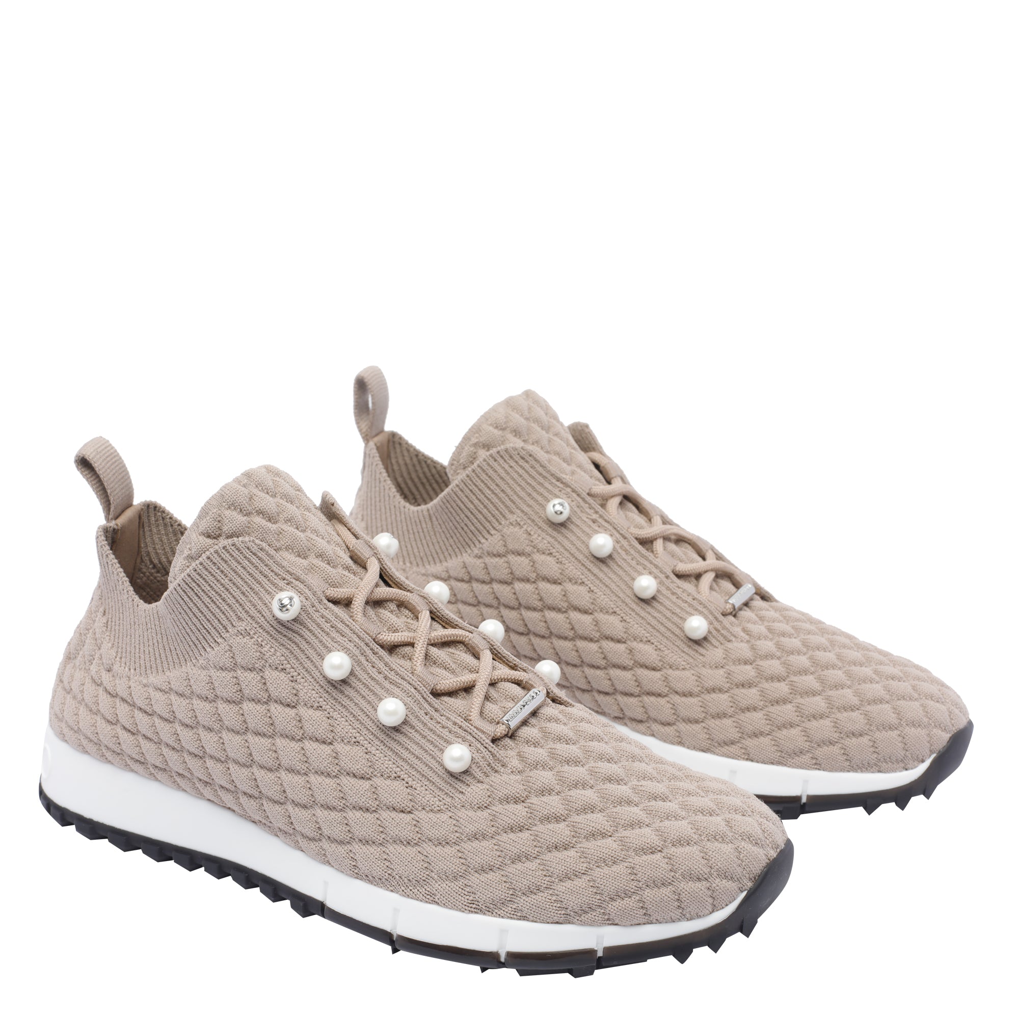 Jimmy Choo Sneakers Pink Fabric/rubber Sole