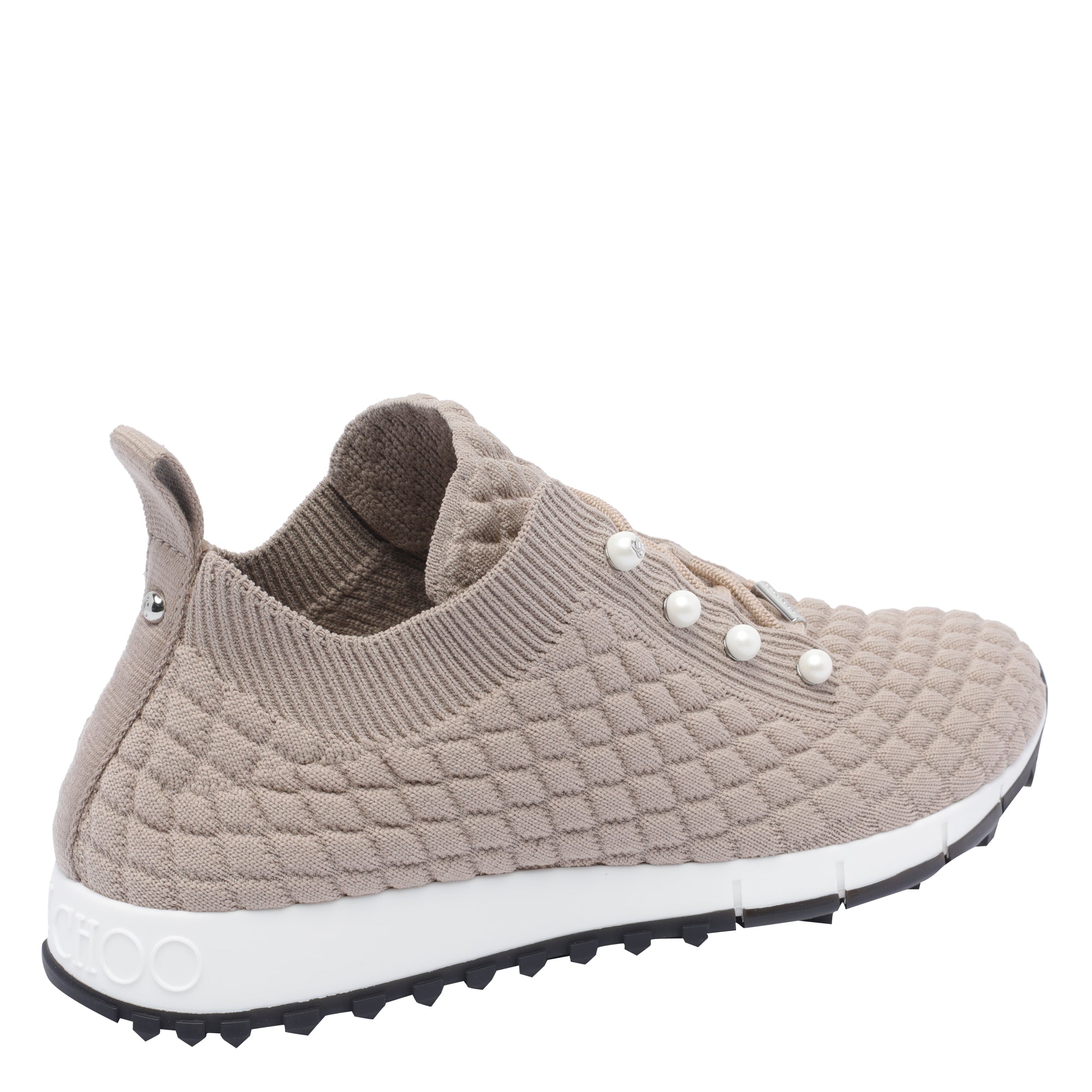 Jimmy Choo Sneakers Pink Fabric/rubber Sole