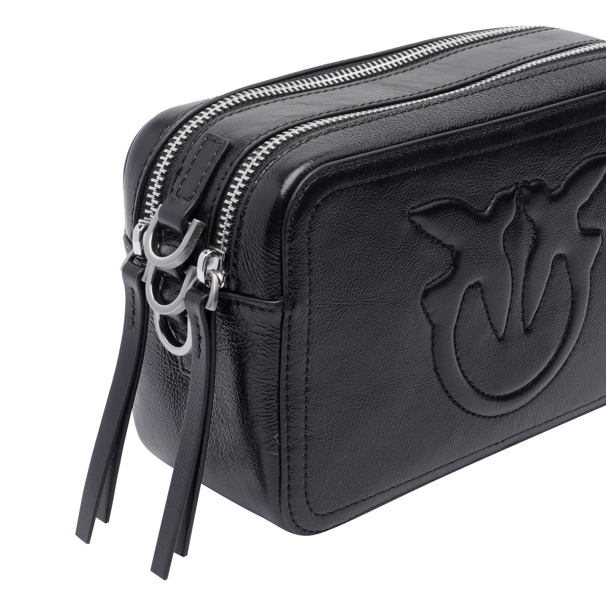 Pinko Bags Black Calf Leather