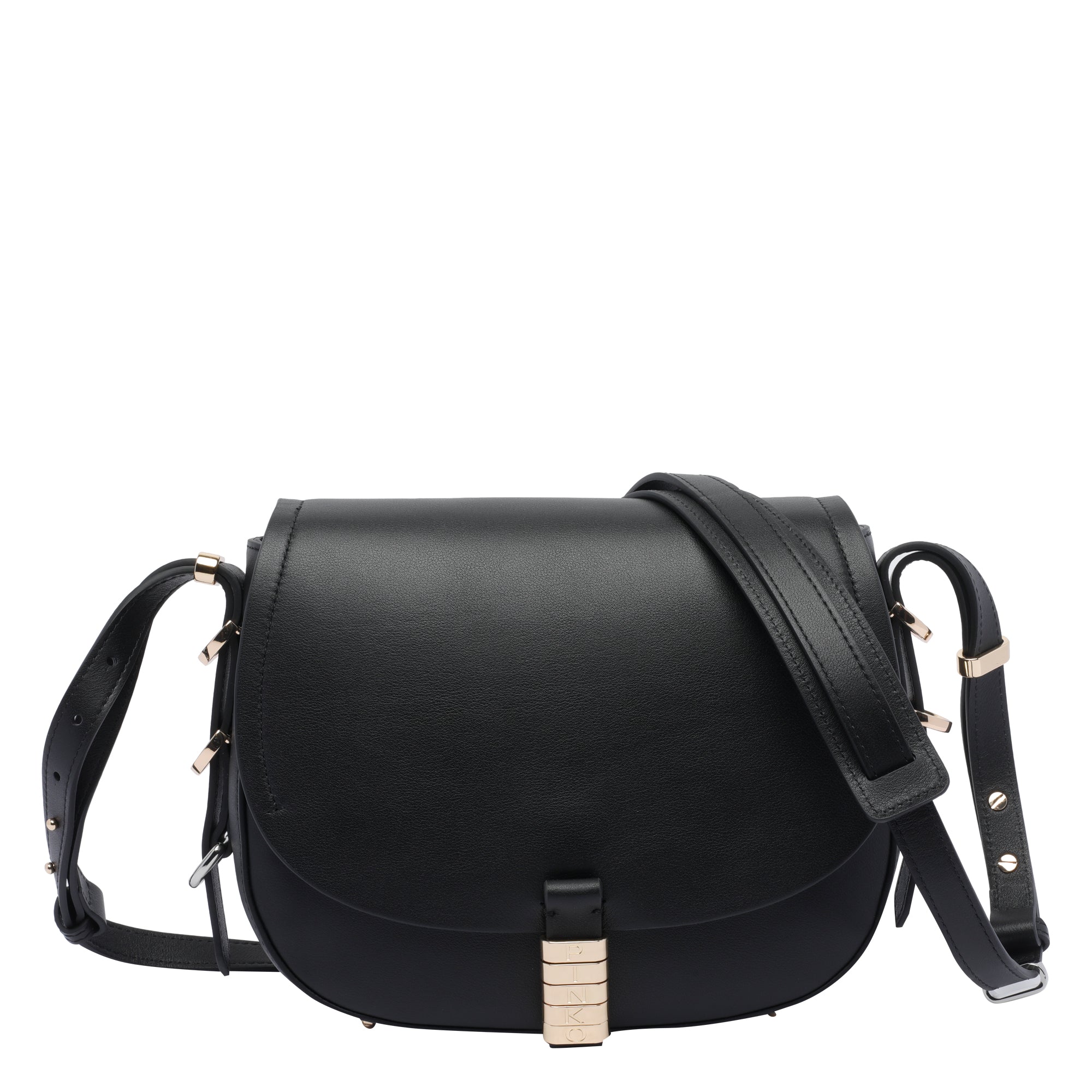 Pinko Bags Black Calf Leather