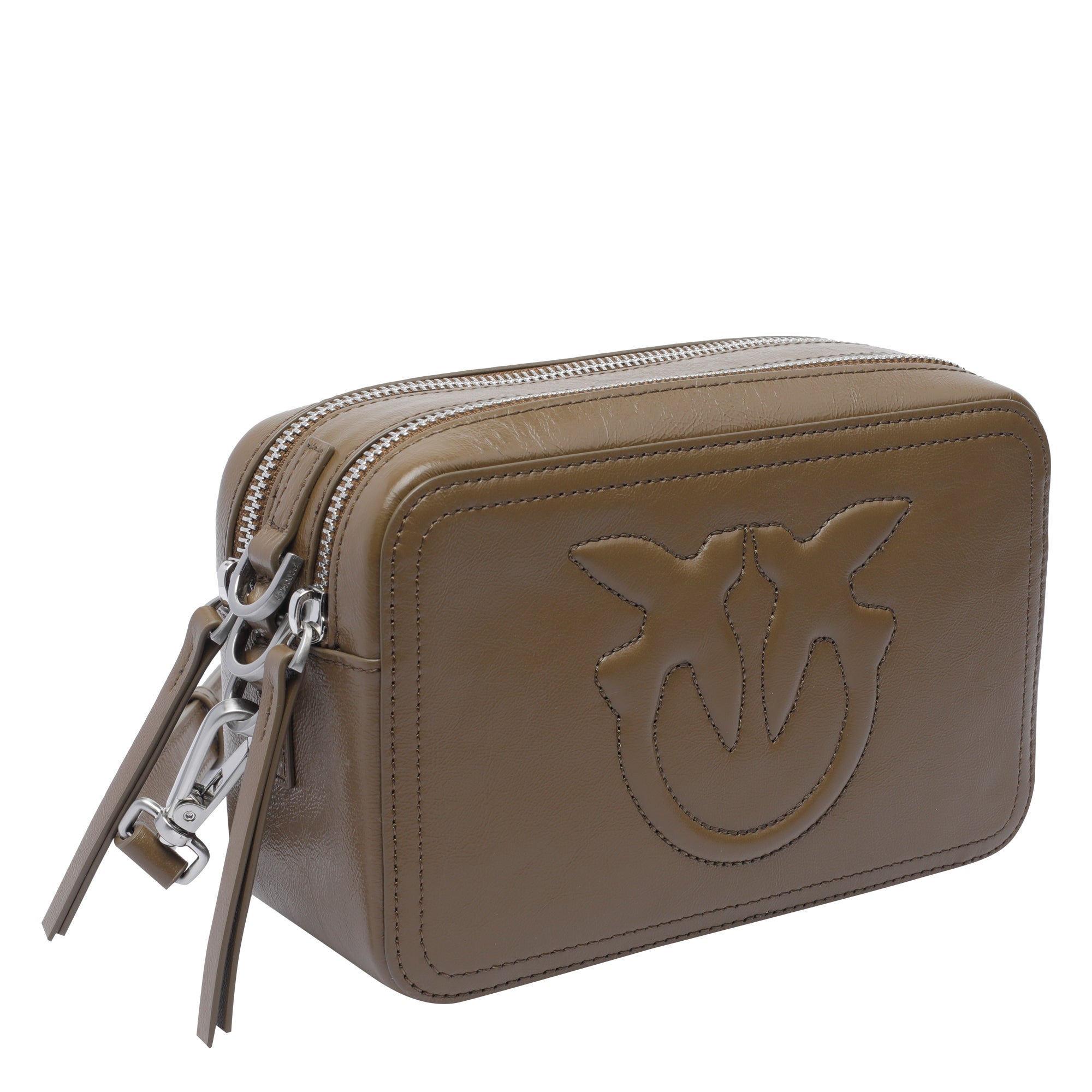 Pinko Bags Green Calf Leather