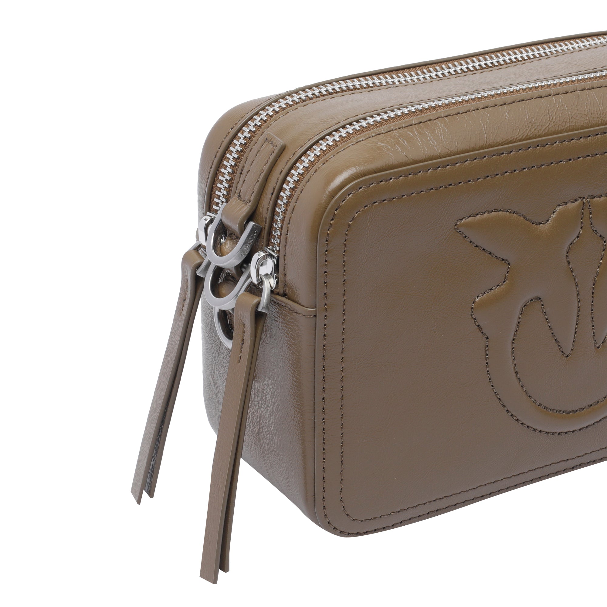 Pinko Bags Green Calf Leather