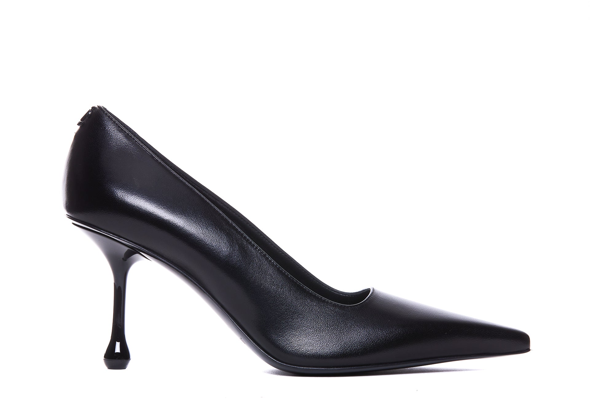 Jimmy Choo With Heel Black Calf Leather/leather Sole