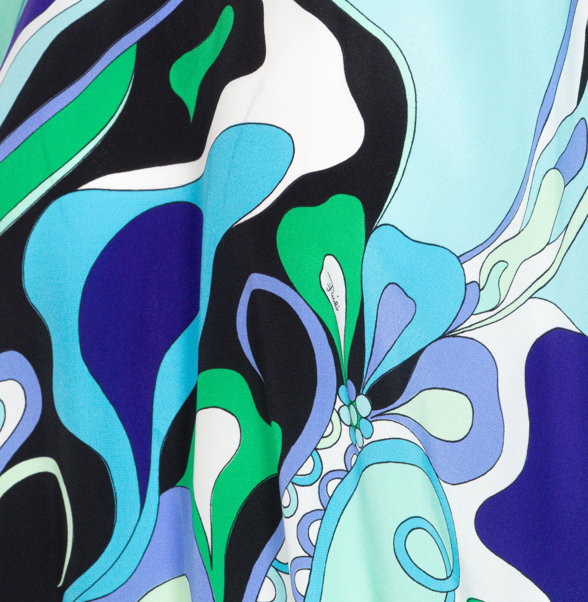Emilio Pucci Shirts Green Silk