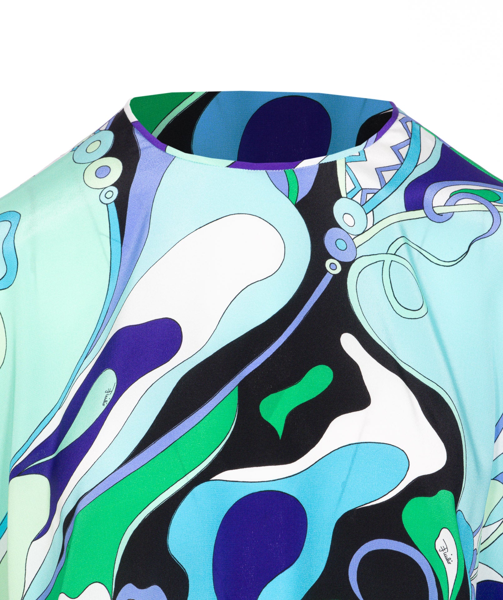 Emilio Pucci Shirts Green Silk