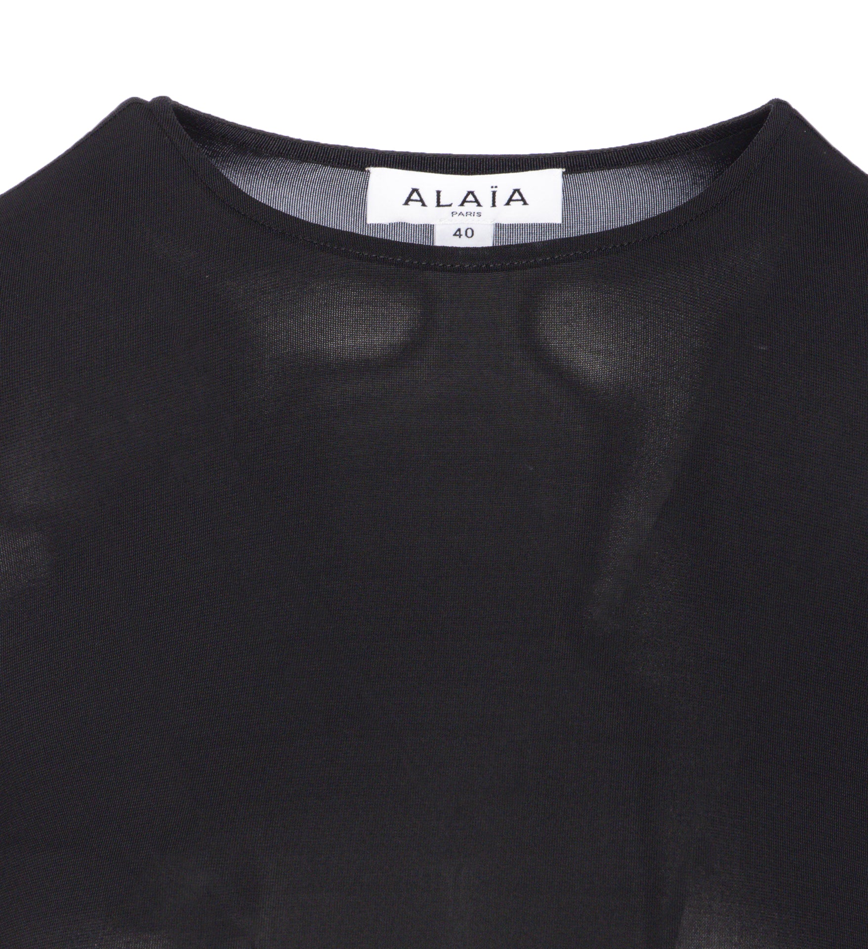 Alaia T-shirts and Polos Black Viscose