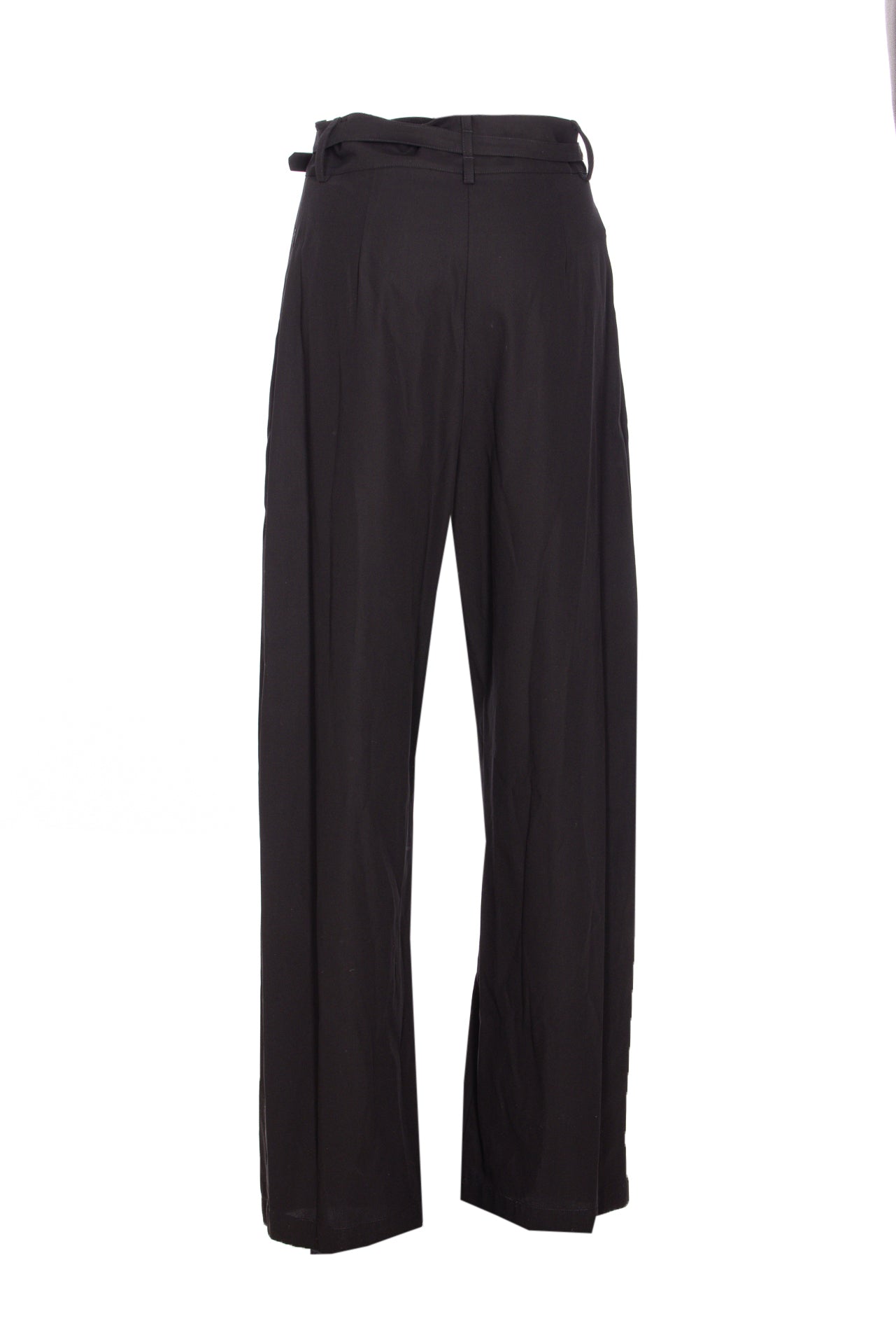 Pinko Trousers Black Cotton