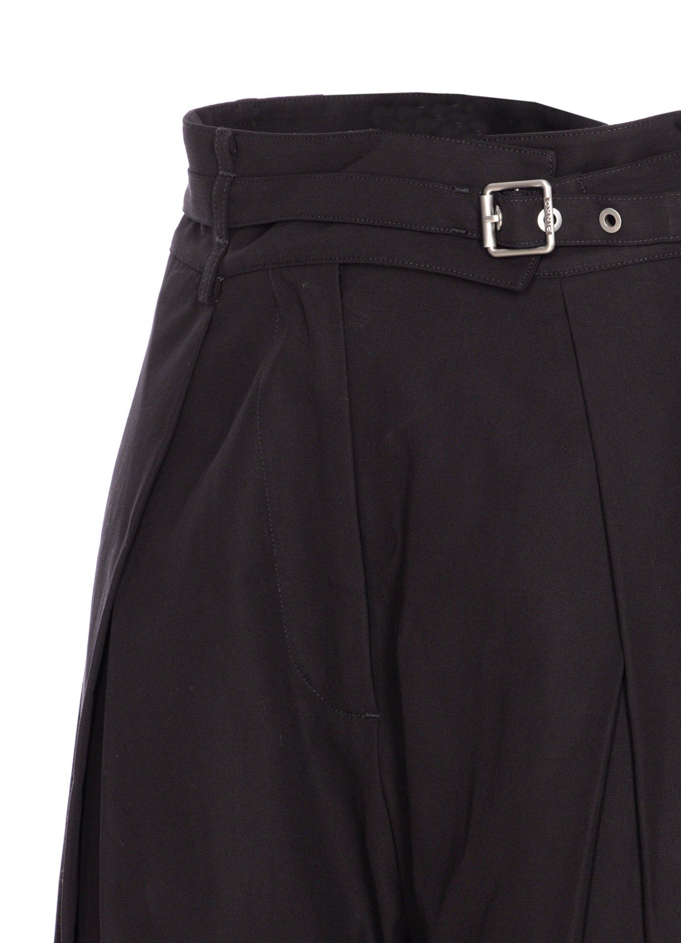 Pinko Trousers Black Cotton