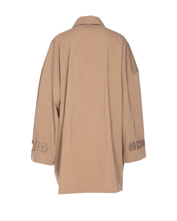 Toteme Coats Beige Cotton