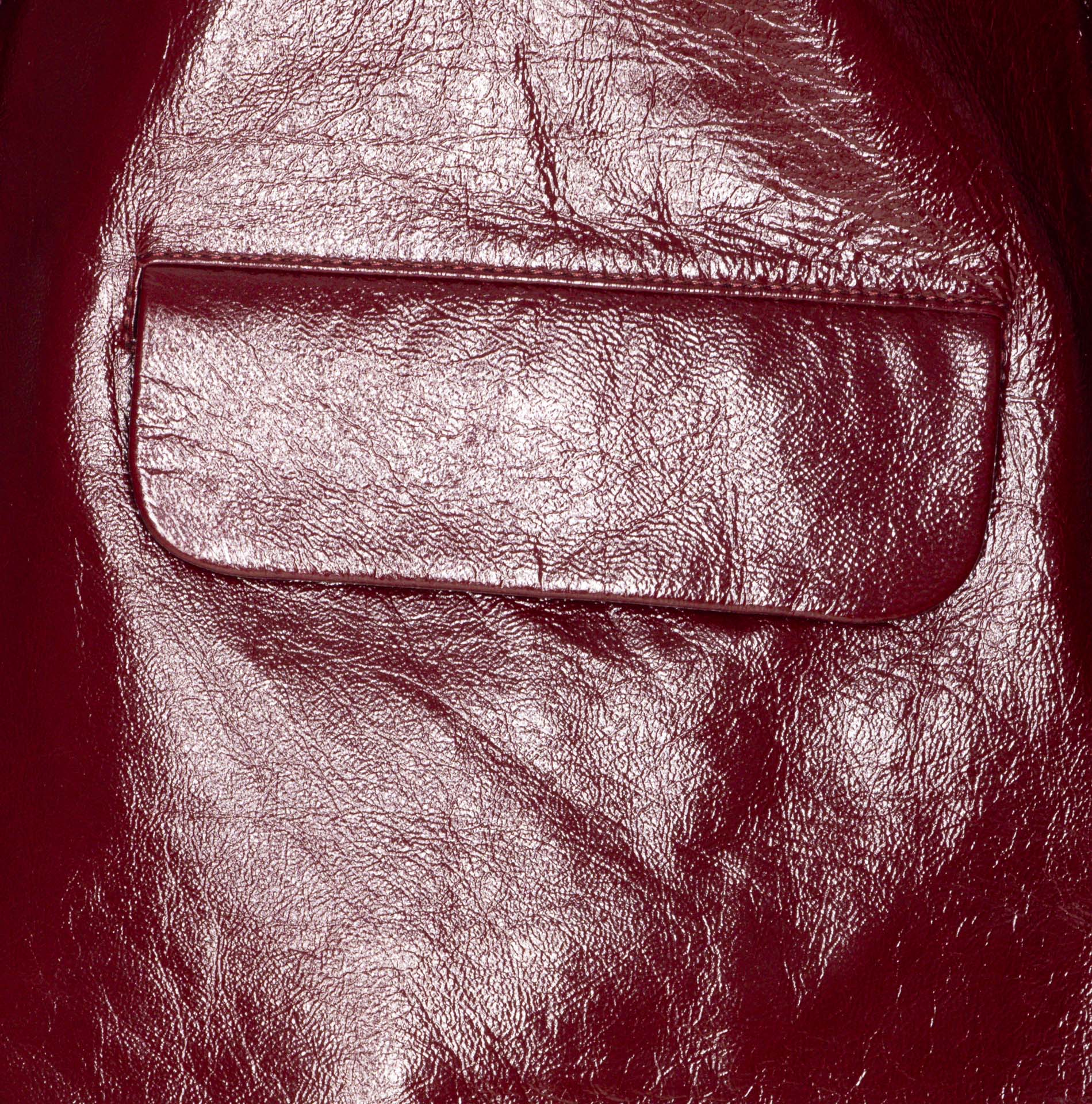 Self Portrait Jackets Red Lamb Leather