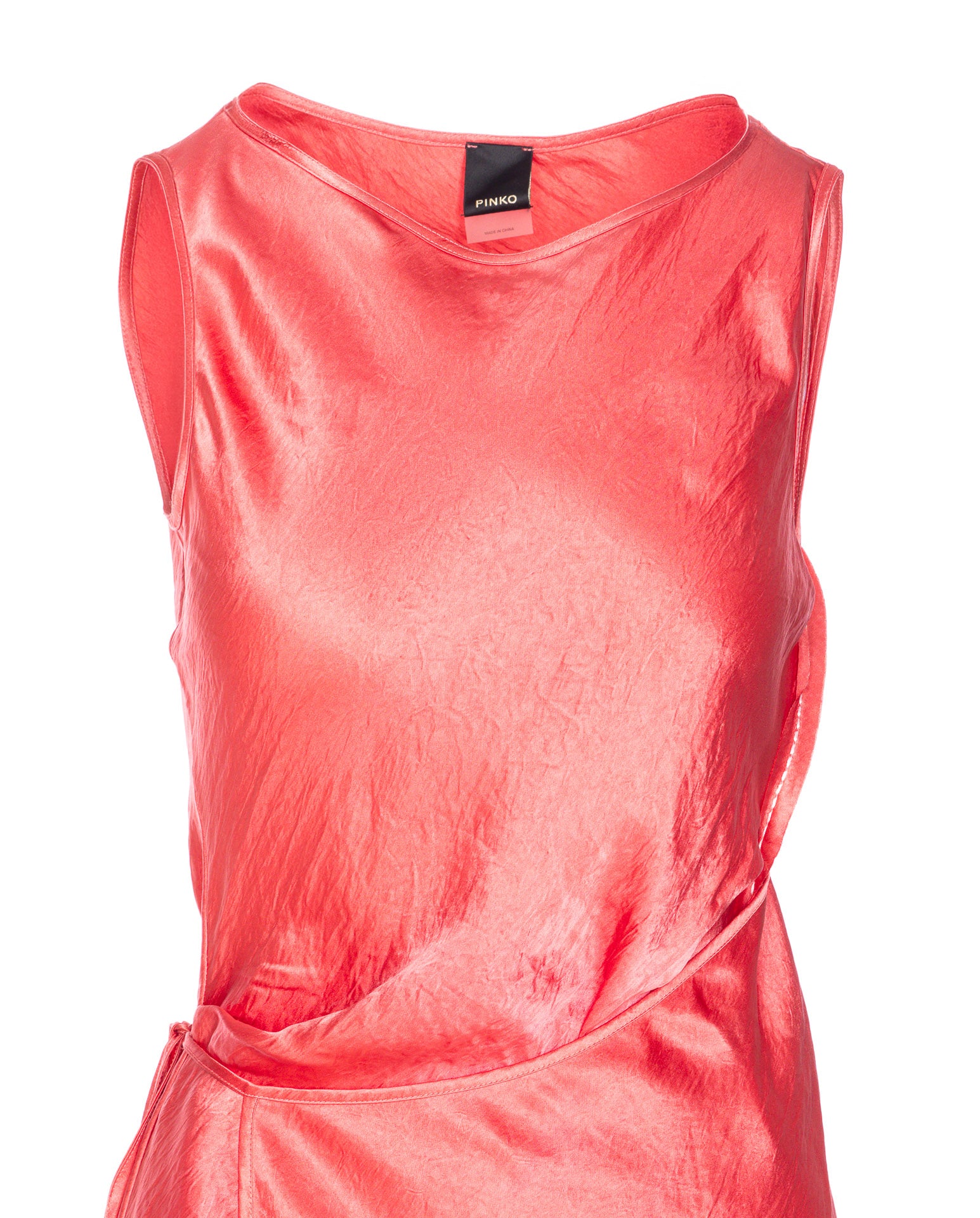 Pinko Dresses Pink Acetate