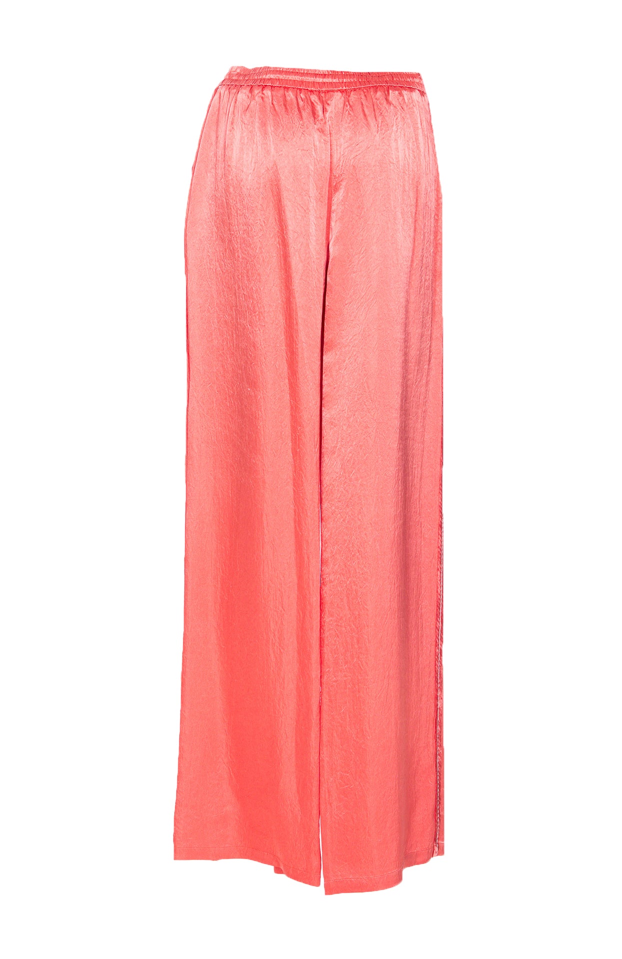 Pinko Trousers Pink Acetate