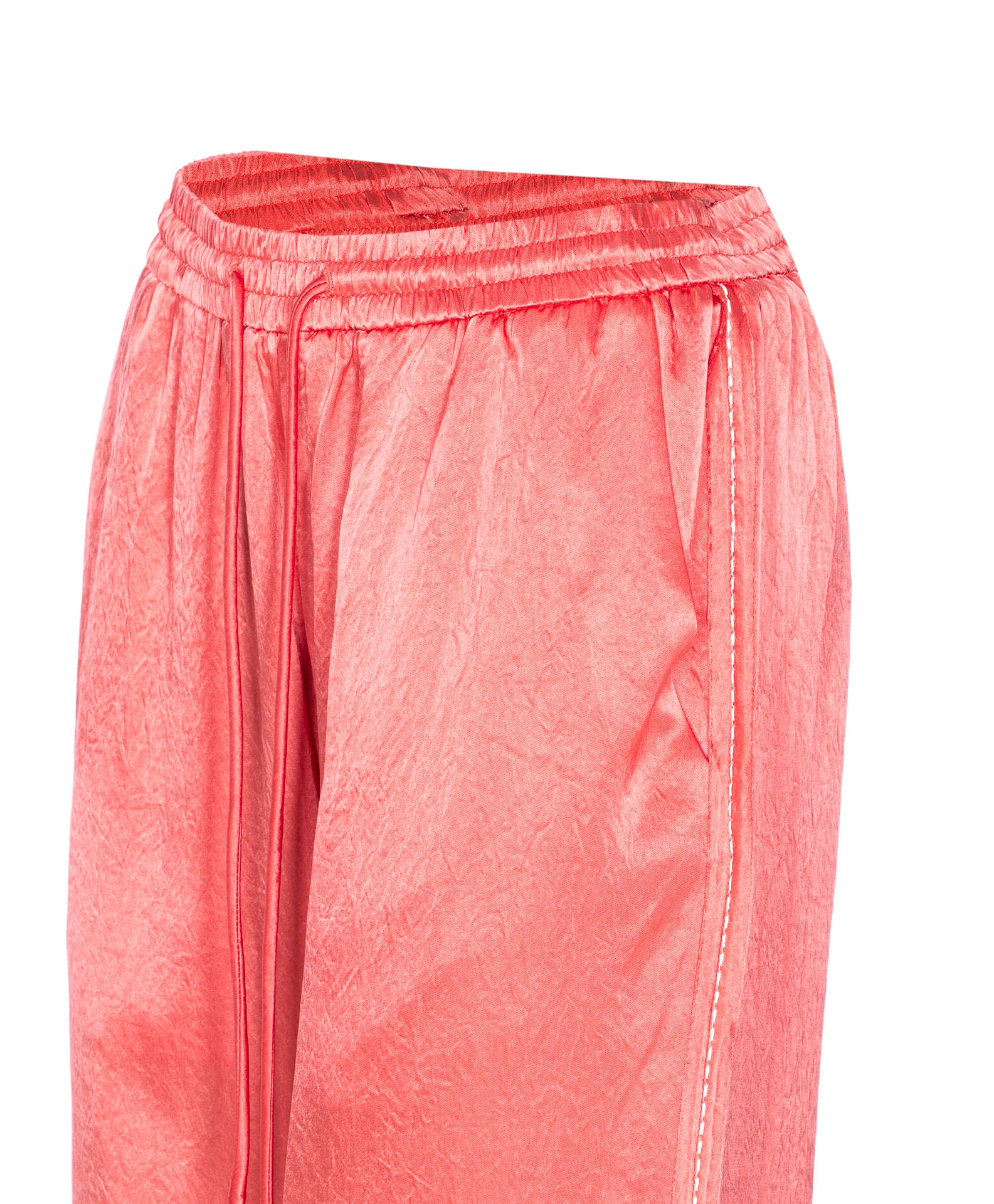 Pinko Trousers Pink Acetate