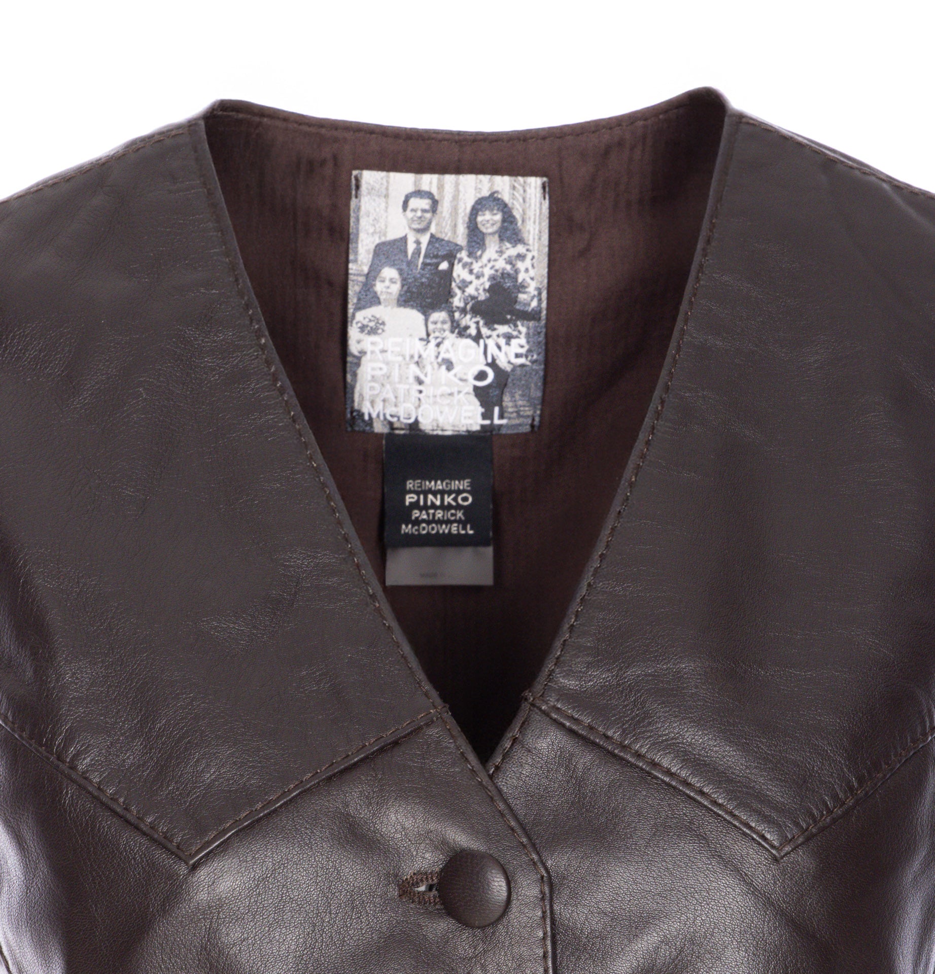 Pinko Jackets Brown Sheep Leather