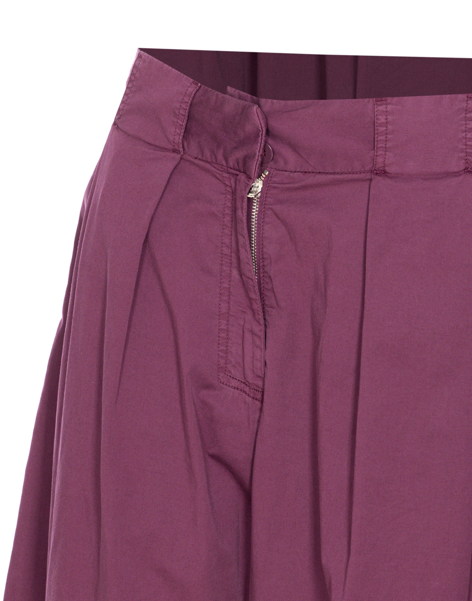 Pinko Trousers Purple Cotton