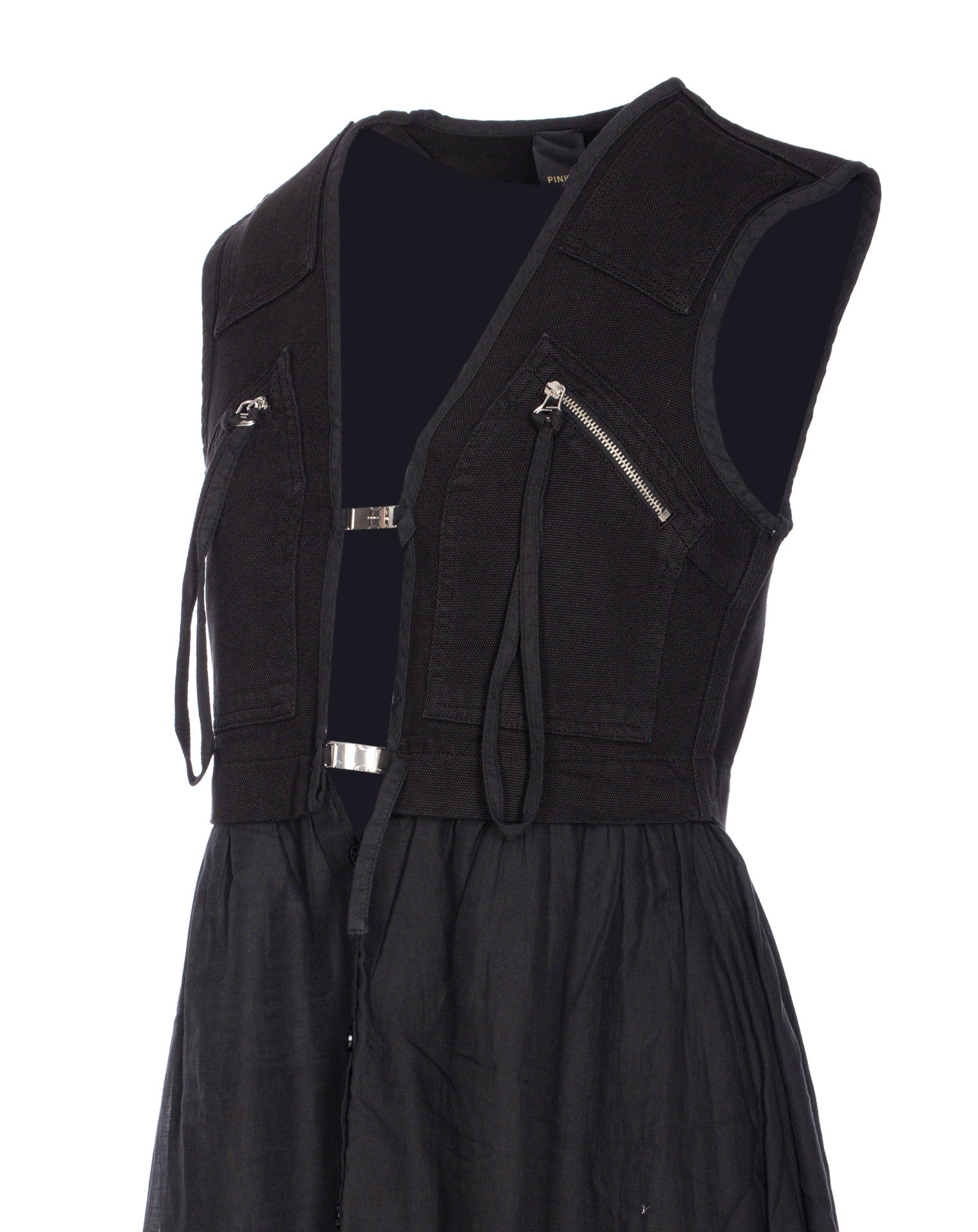 Pinko Dresses Black Cotton