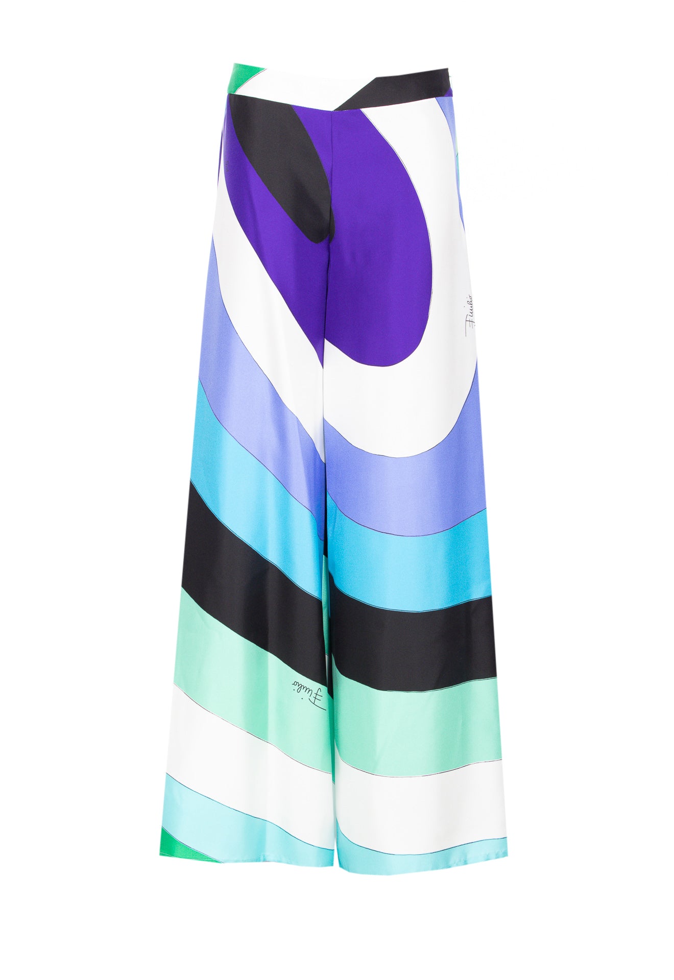 Emilio Pucci Trousers Multicolour Silk