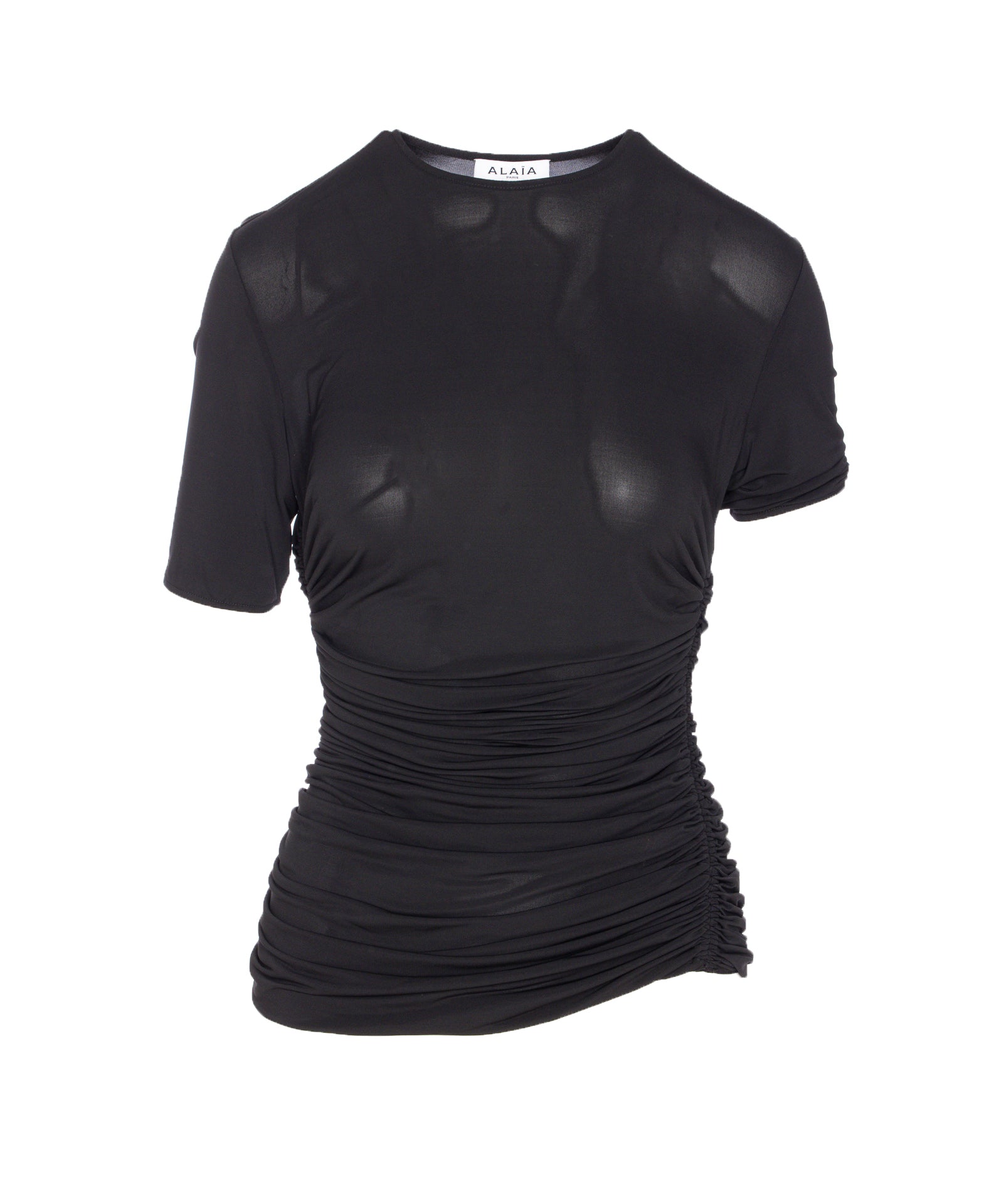 Alaia T-shirts and Polos Black Viscose