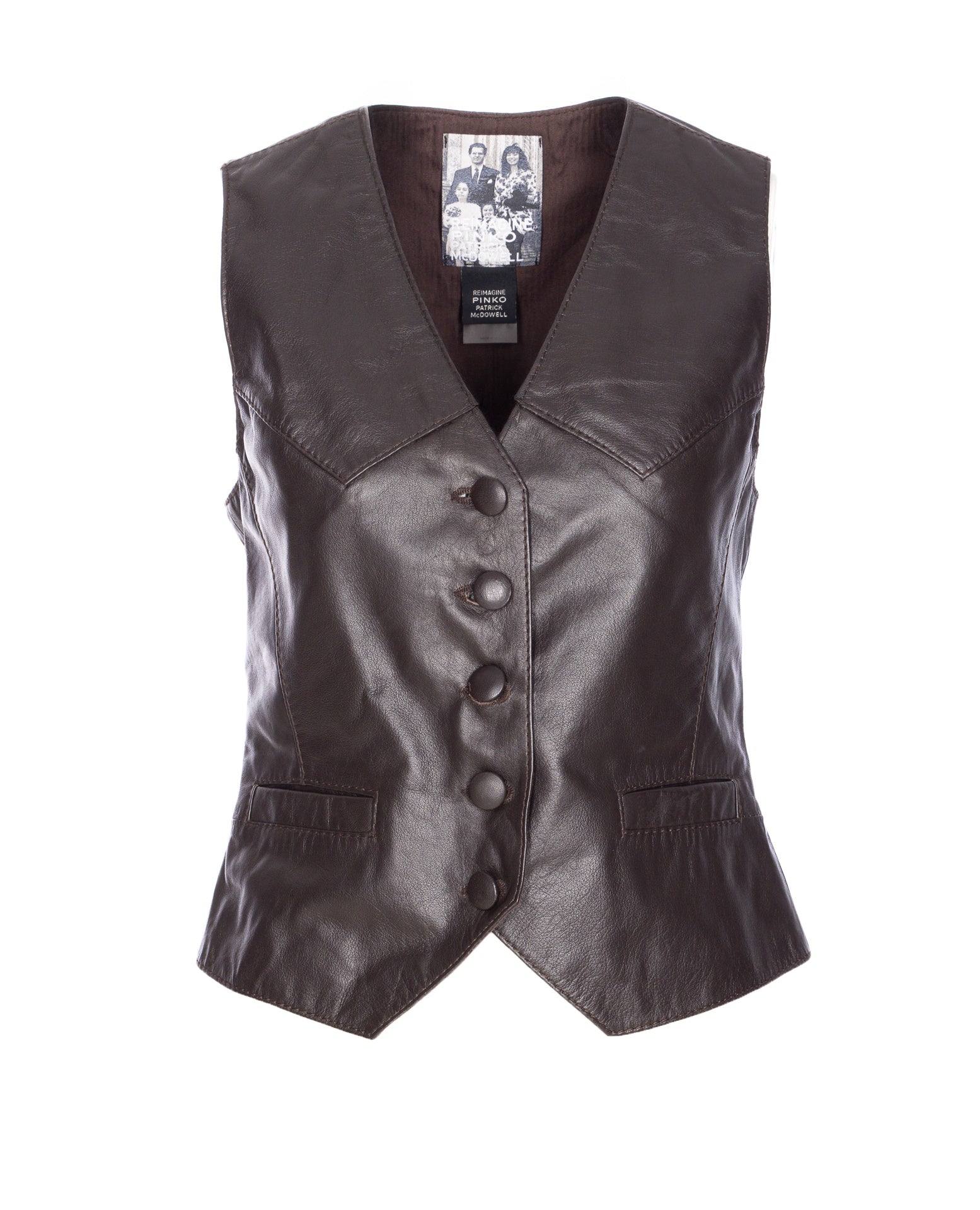 Pinko Jackets Brown Sheep Leather