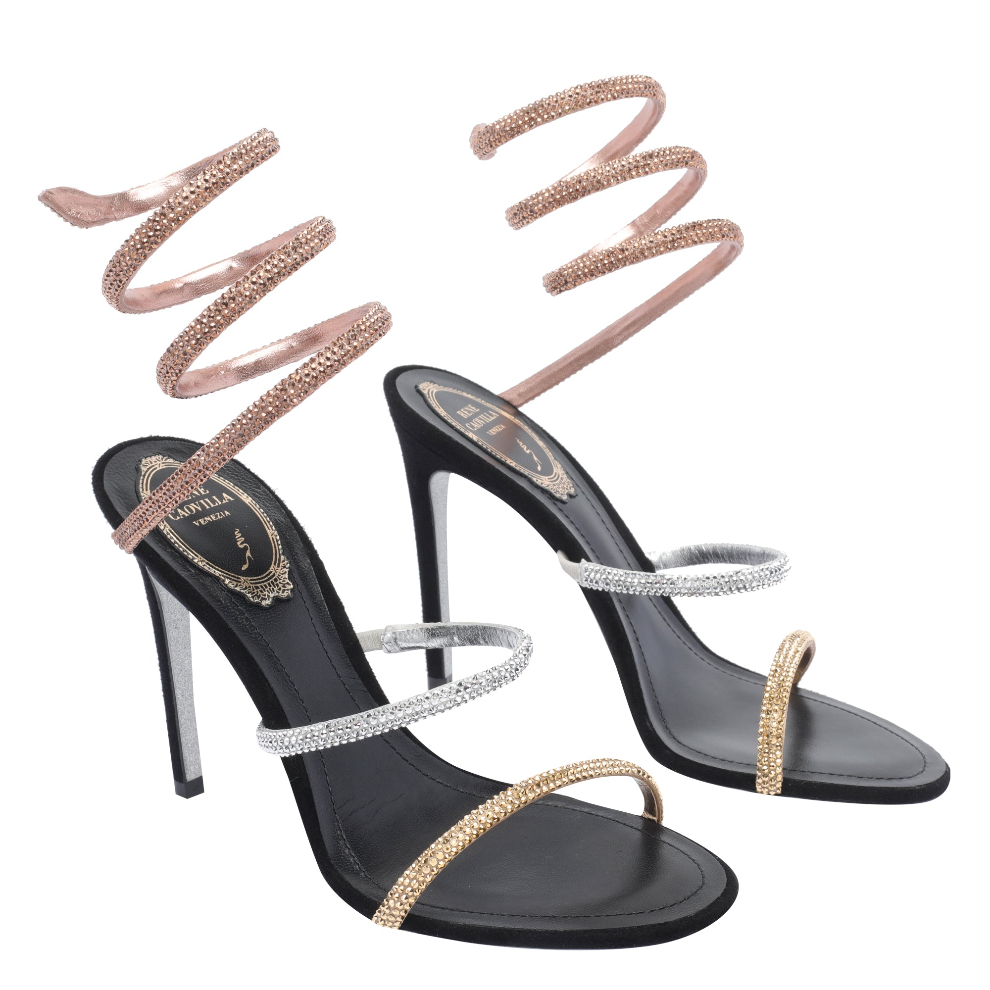 René Caovilla Sandals Black