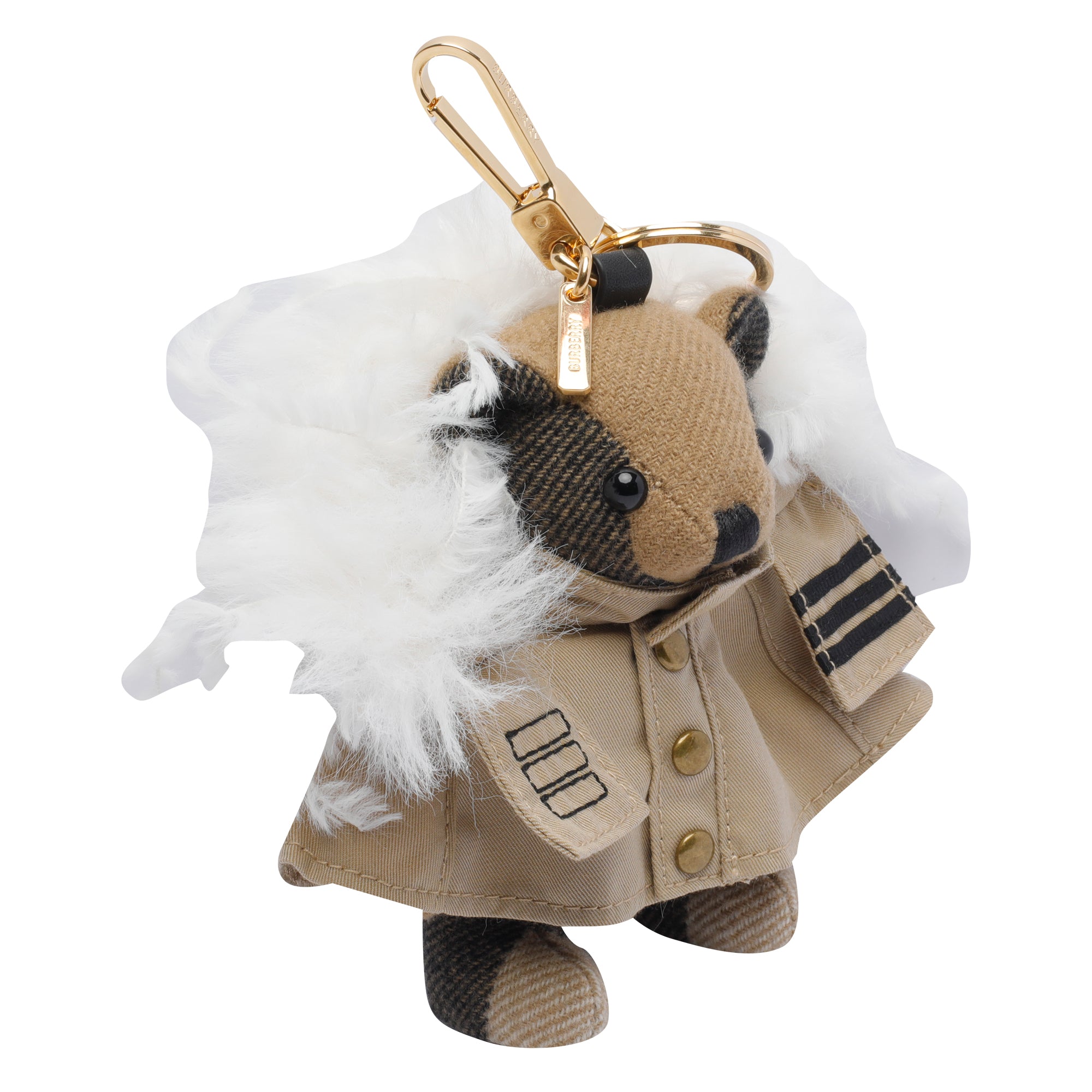 Burberry Keychains Beige Cashmere