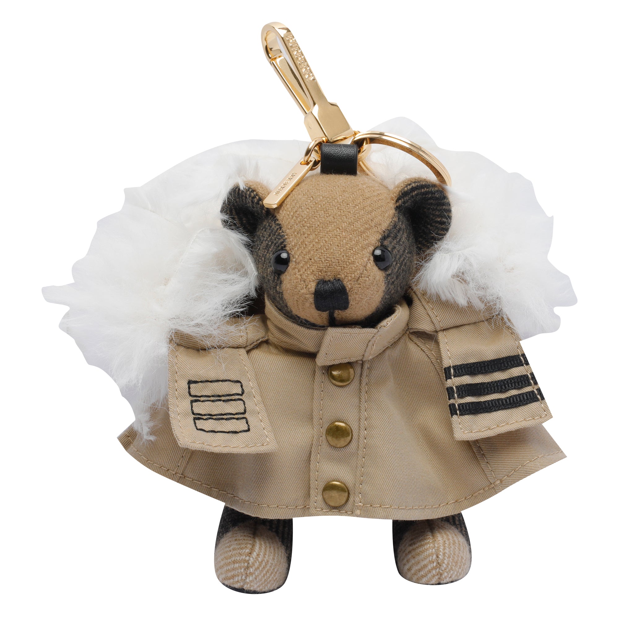 Burberry Keychains Beige Cashmere