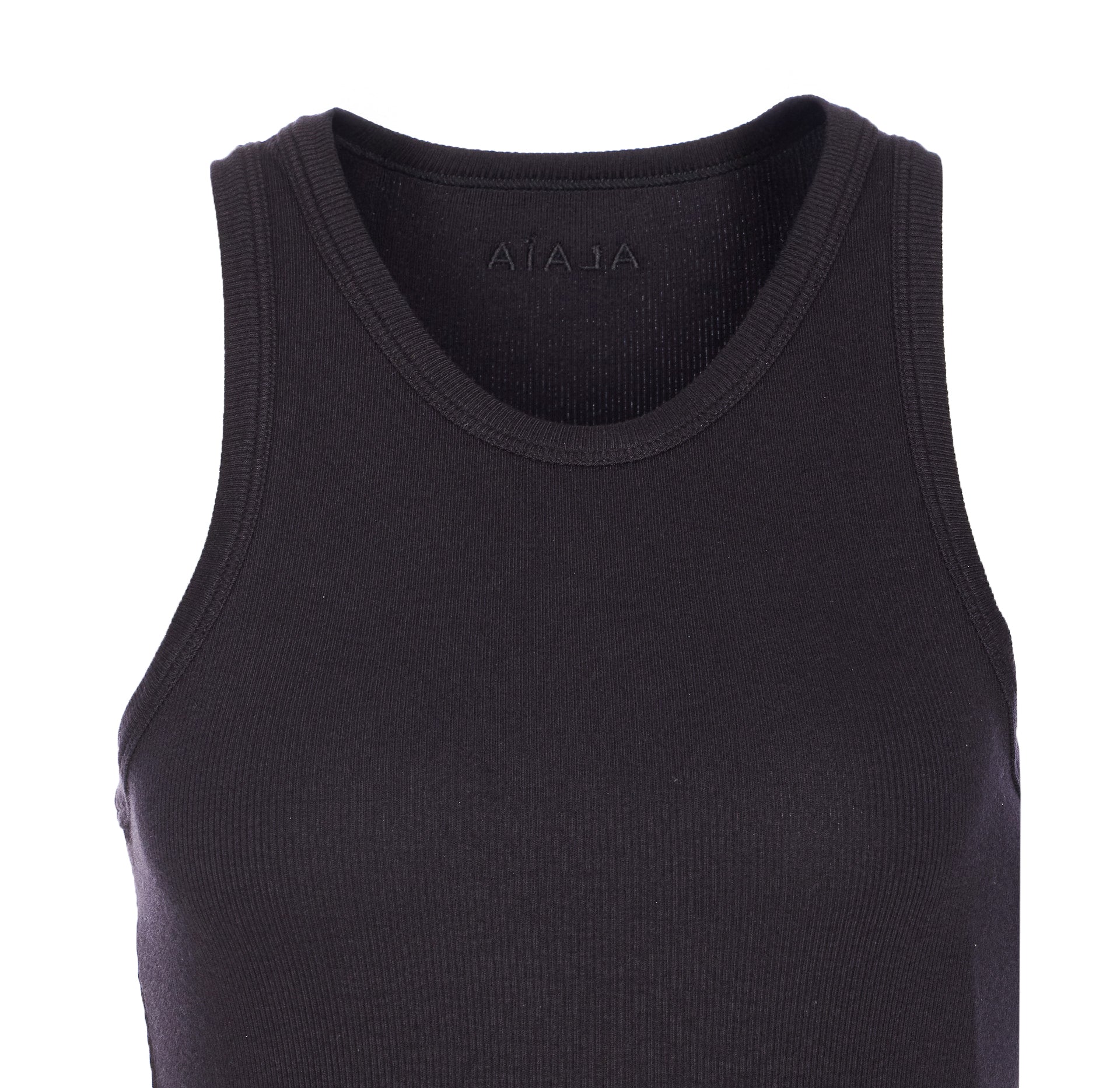 Alaia Top Black Cotton