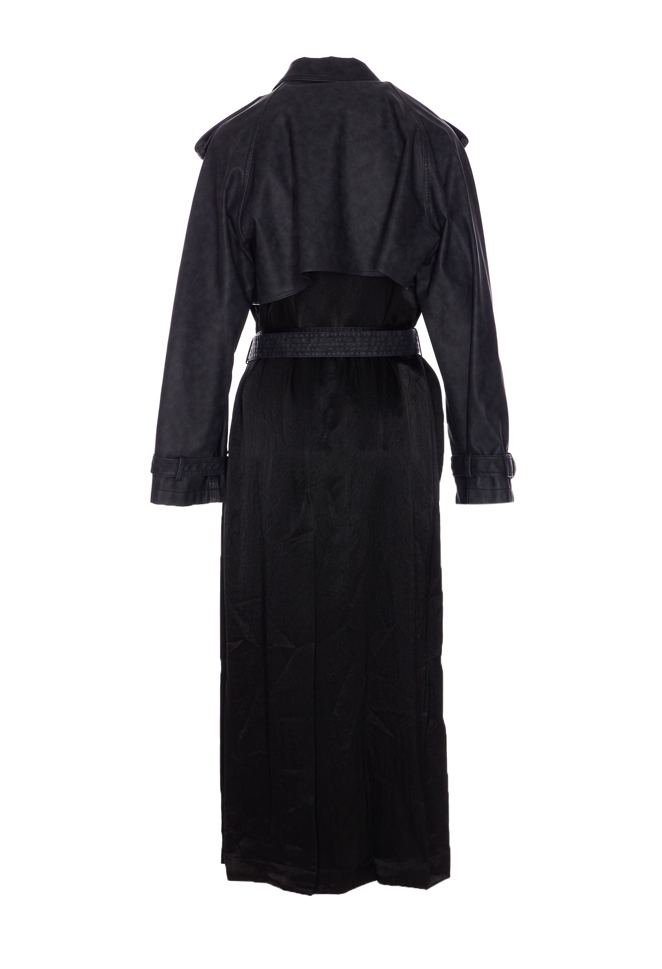 Pinko Coats Black Acetate