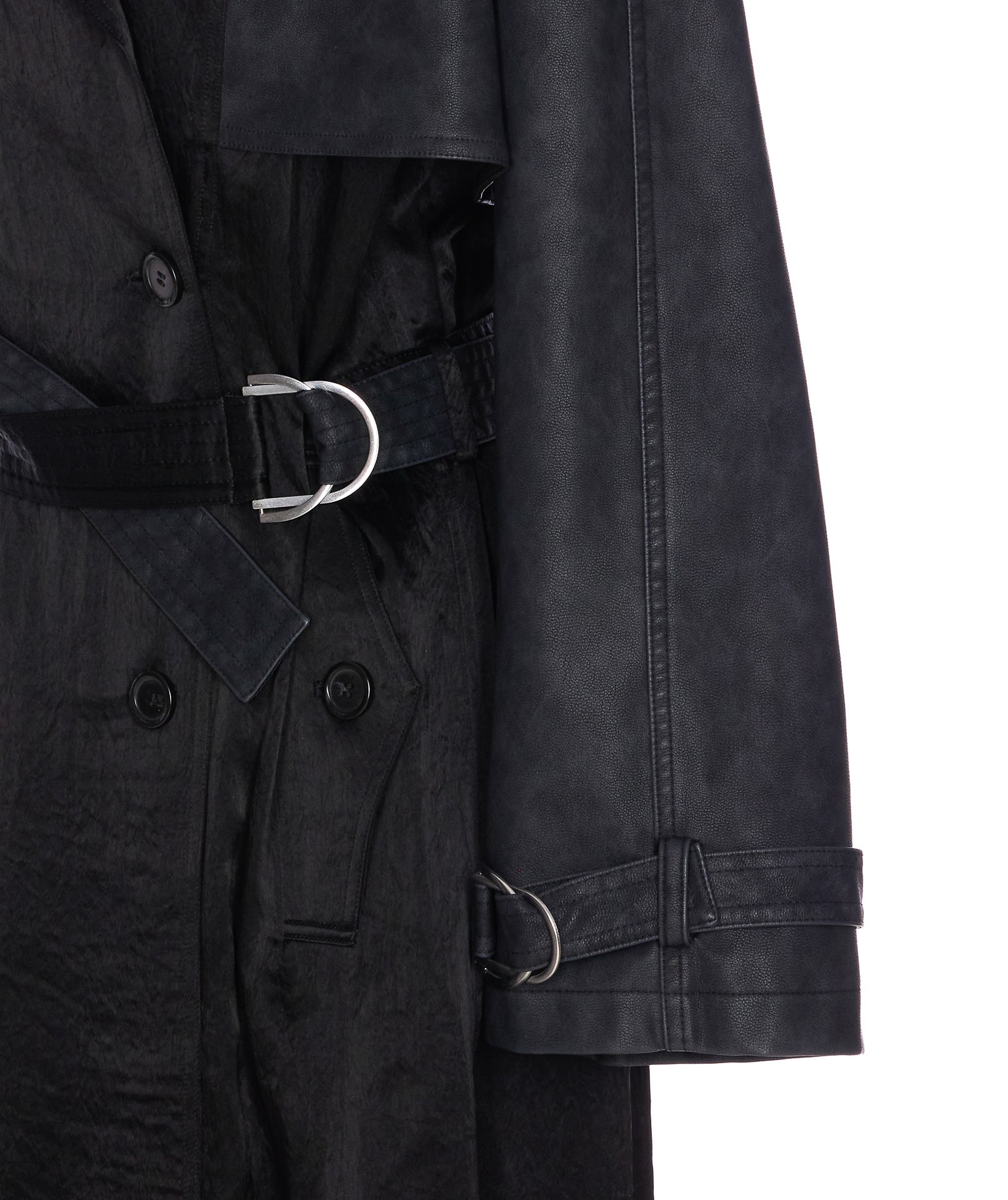 Pinko Coats Black Acetate