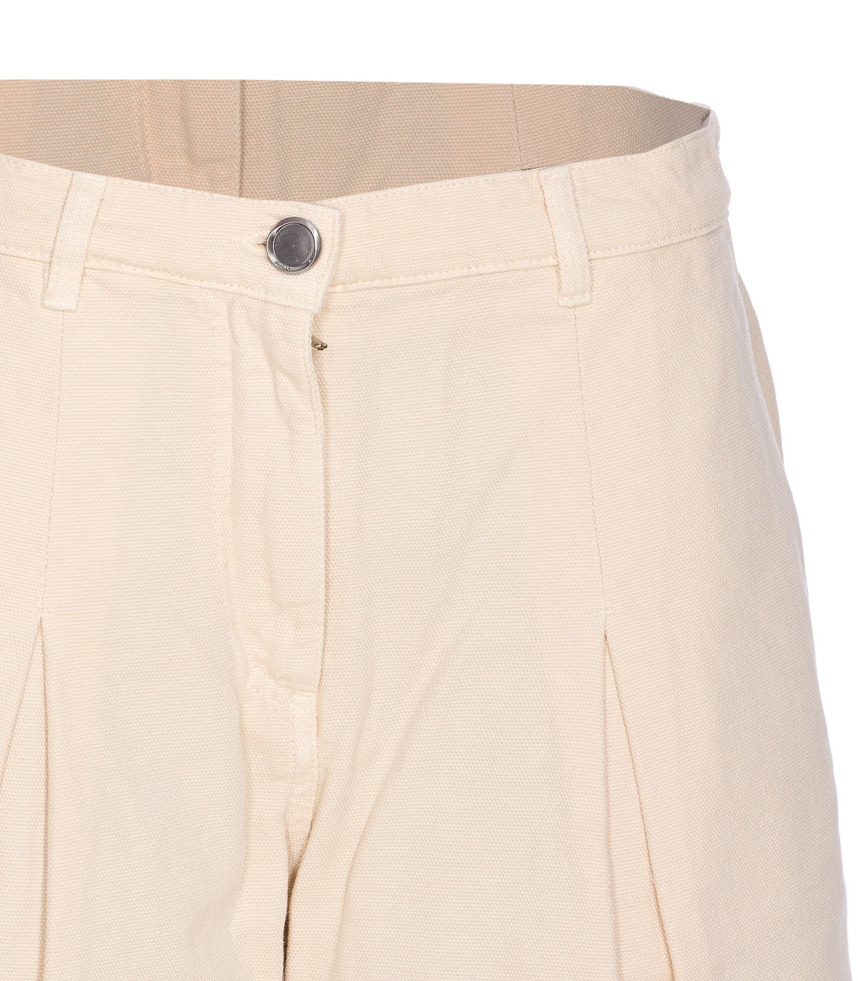 Pinko Shorts White Cotton
