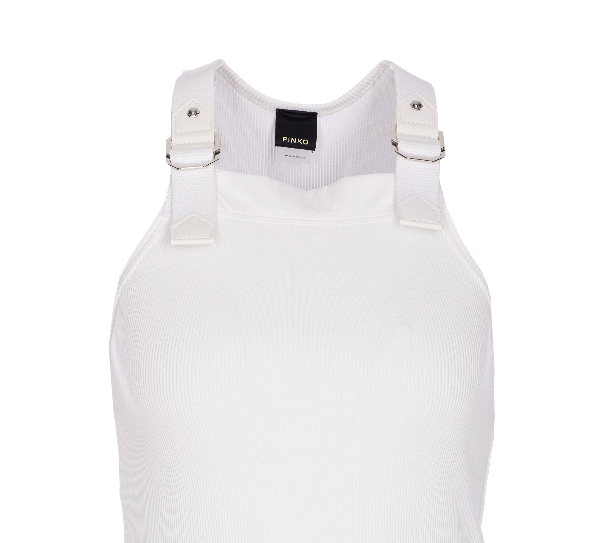 Pinko Dresses White Cotton