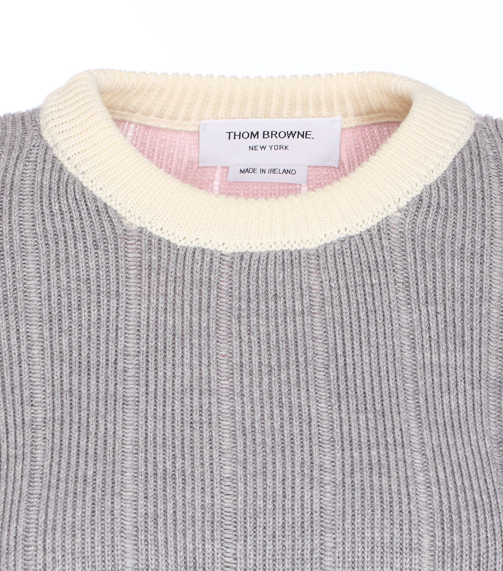 Thom Browne Sweaters Grey Virgin Wool