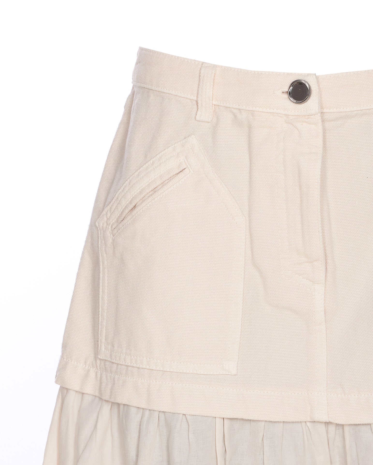 Pinko Skirts White Cotton