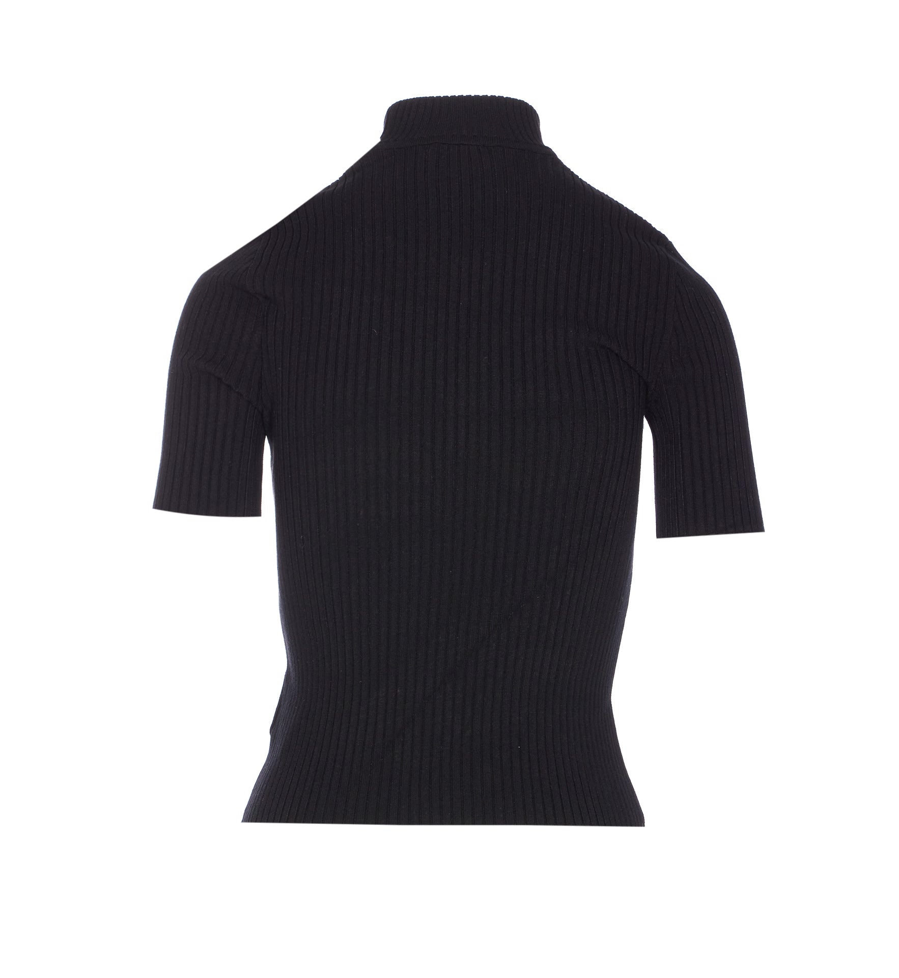 Courreges T-Shirts And Polos Black Viscose