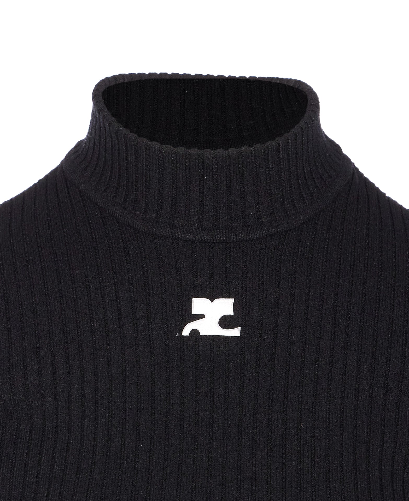 Courreges T-Shirts And Polos Black Viscose