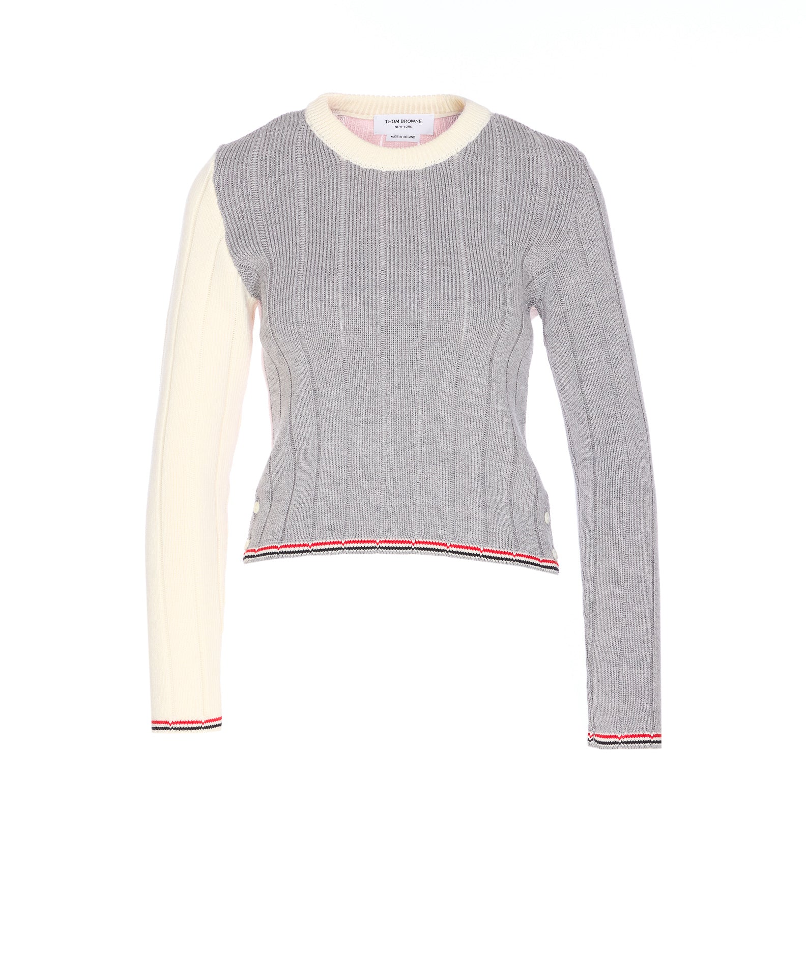 Thom Browne Sweaters Grey Virgin Wool