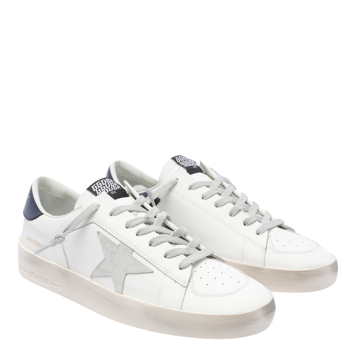 Golden Goose Sneakers White Calf Leather/rubber Sole