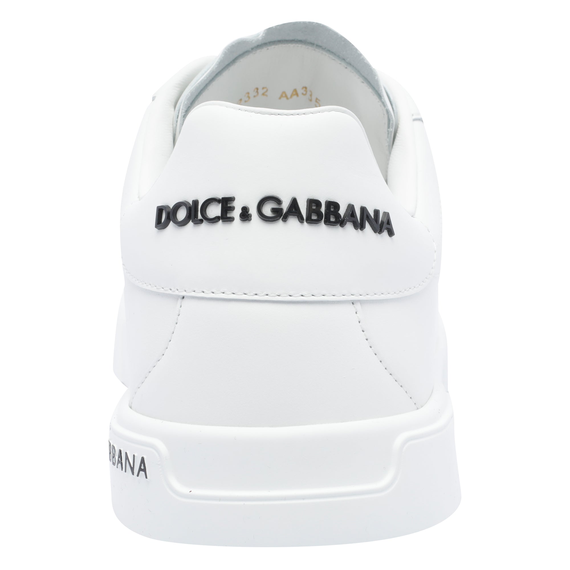 Dolce & Gabbana Sneakers White Calf Leather/rubber Sole