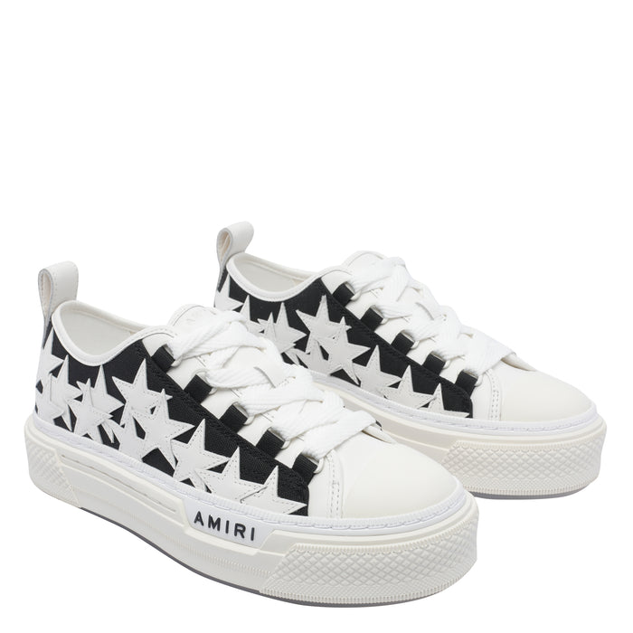 Amiri Sneakers Black Calf Leather/rubber Sole