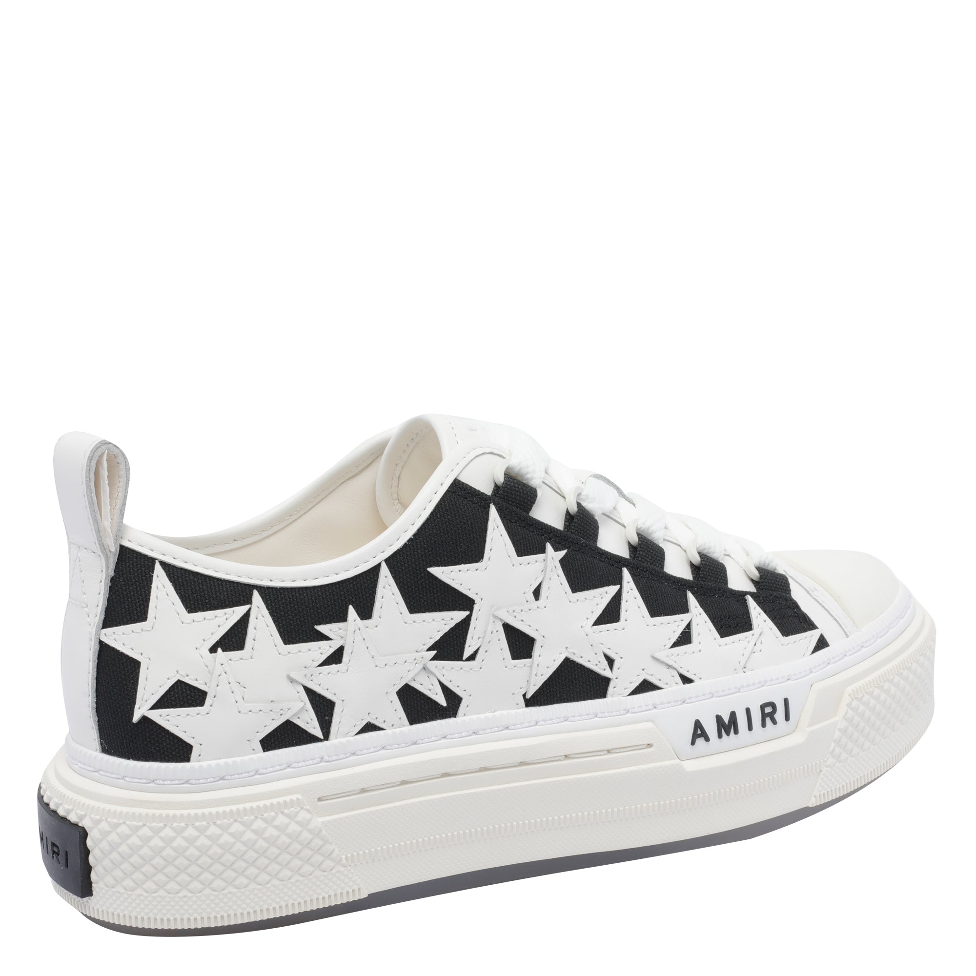 Amiri Sneakers Black Calf Leather/rubber Sole