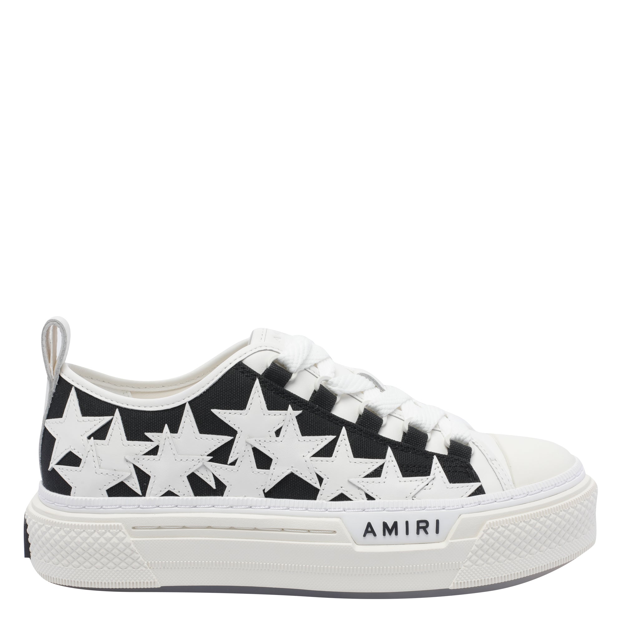 Amiri Sneakers Black Calf Leather/rubber Sole