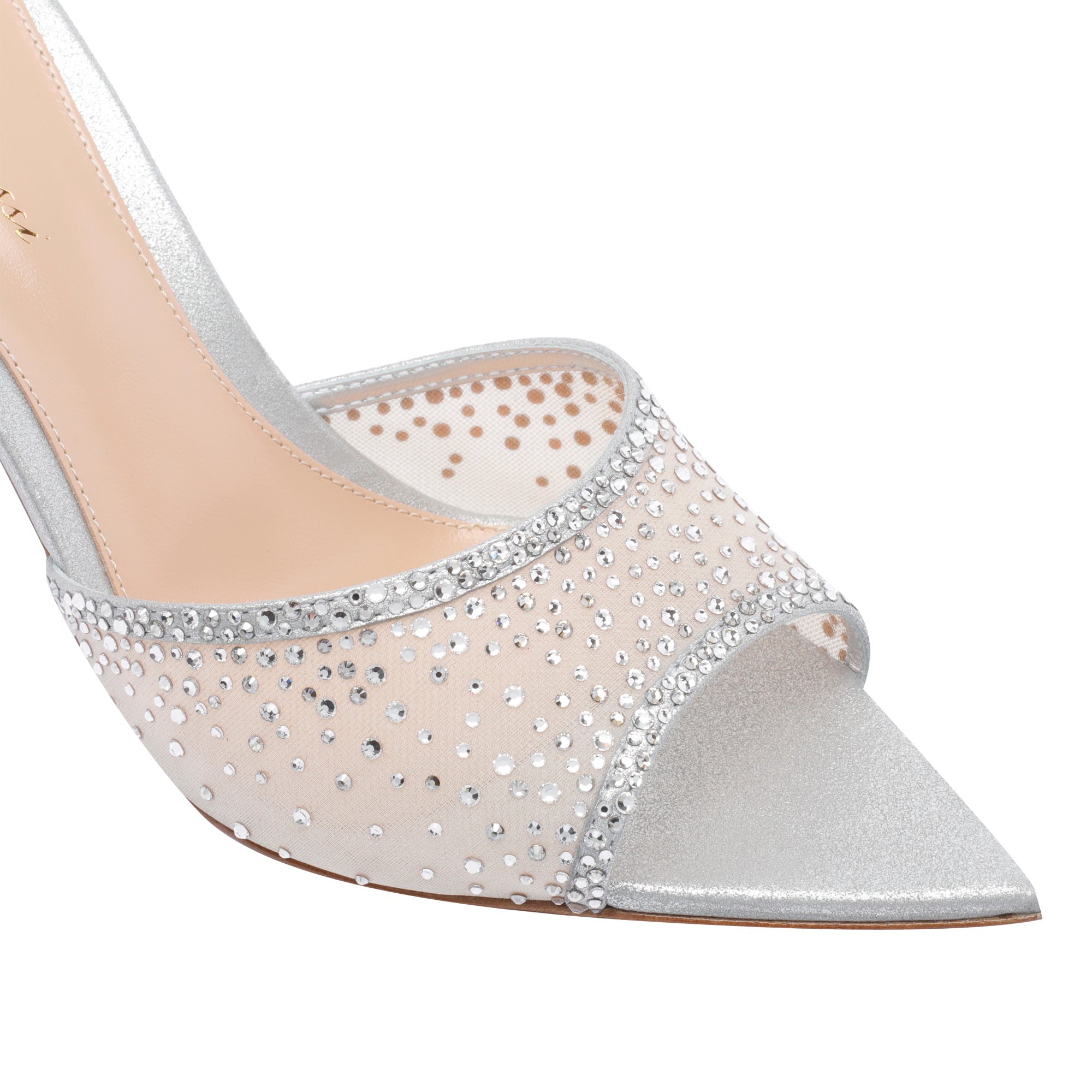 Gianvito Rossi With Heel Silver