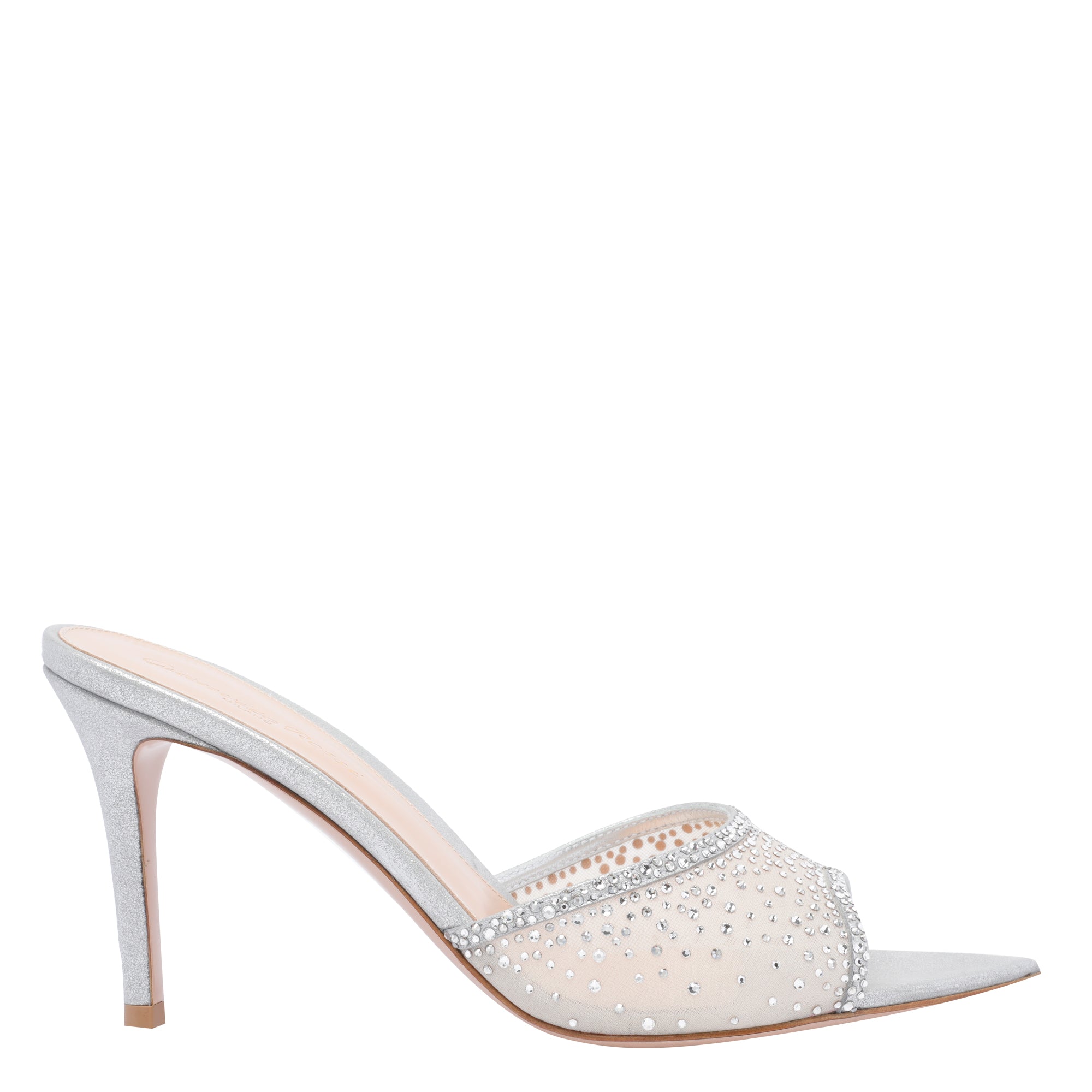 Gianvito Rossi With Heel Silver