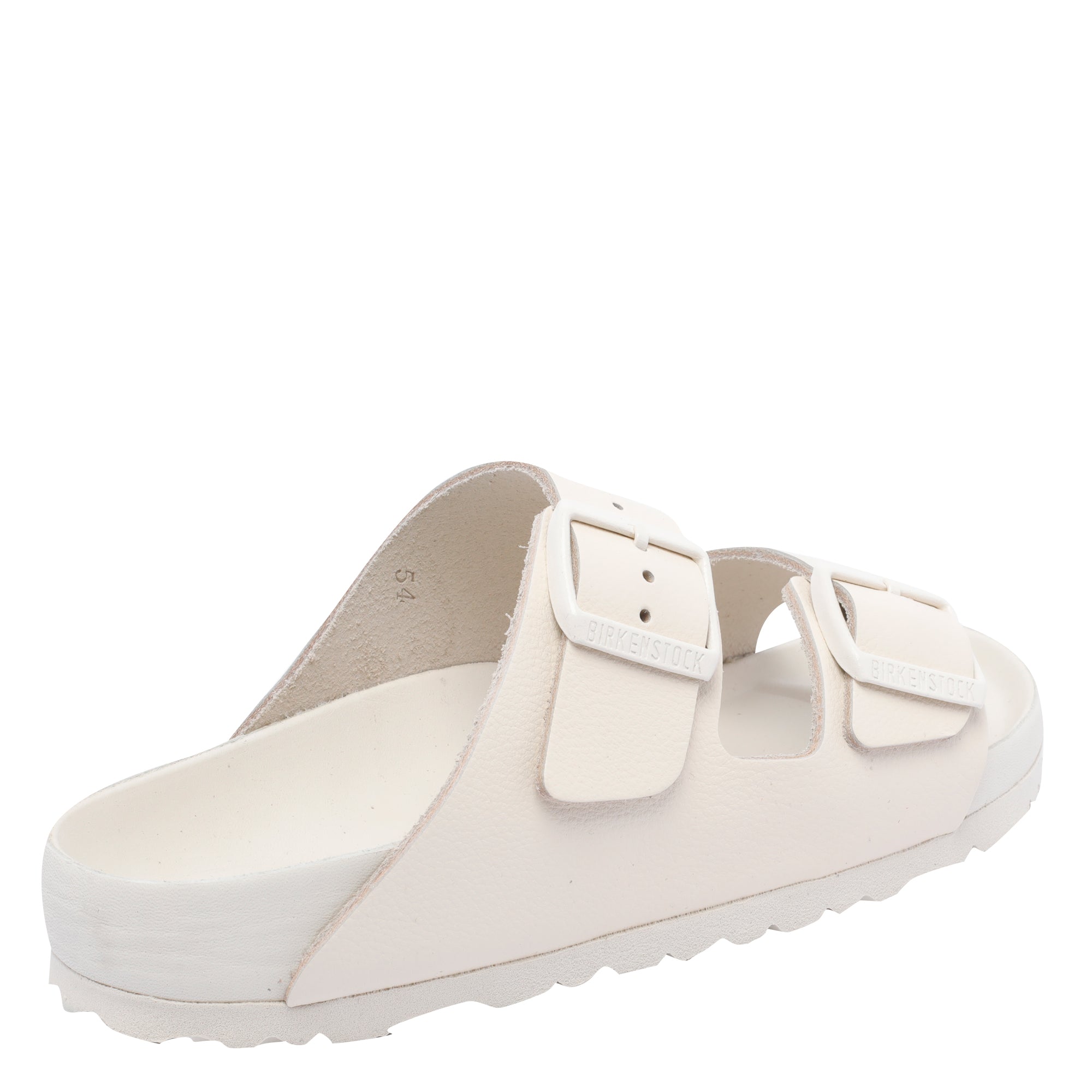 Birkenstock Sandals White Calf Leather/rubber Sole