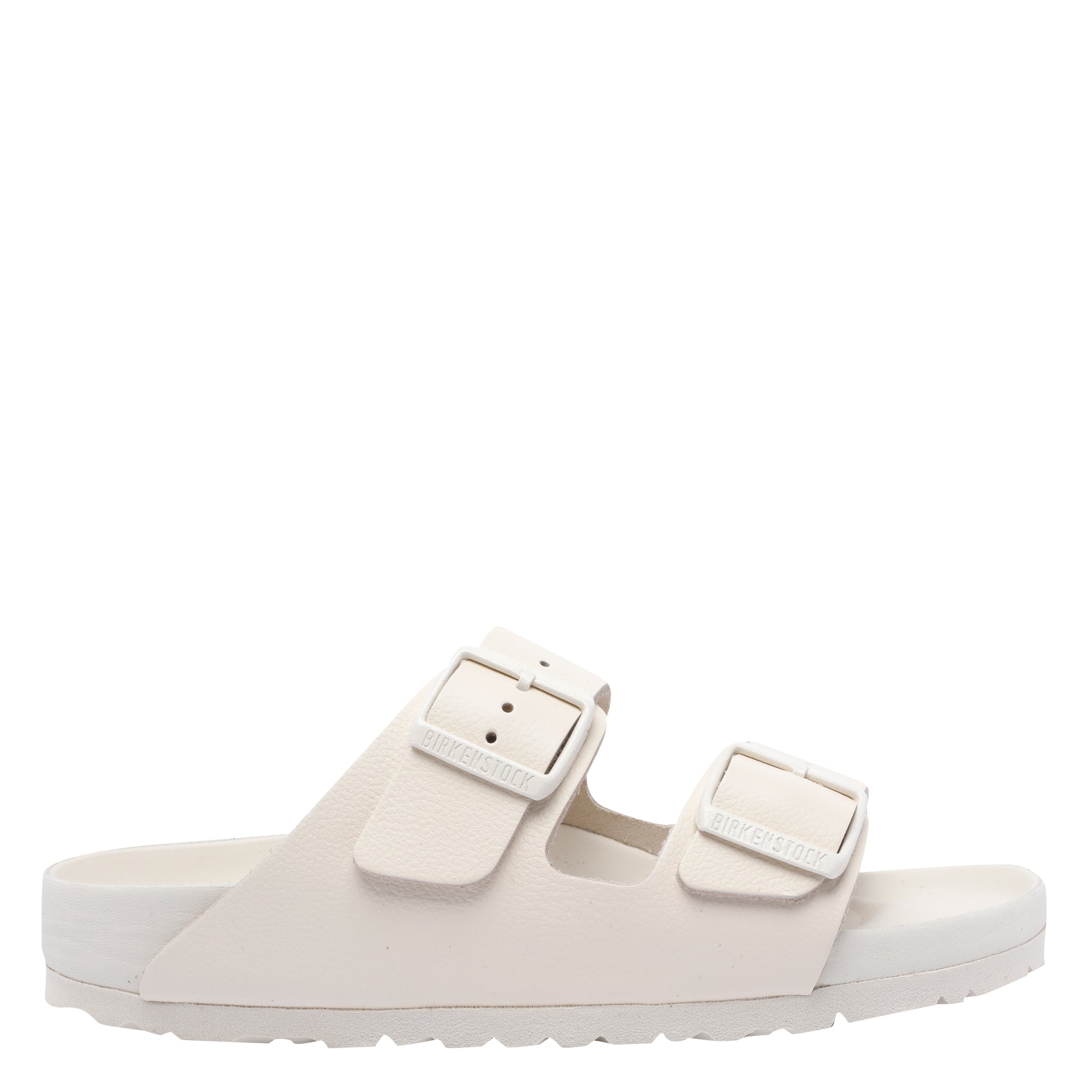 Birkenstock Sandals White Calf Leather/rubber Sole