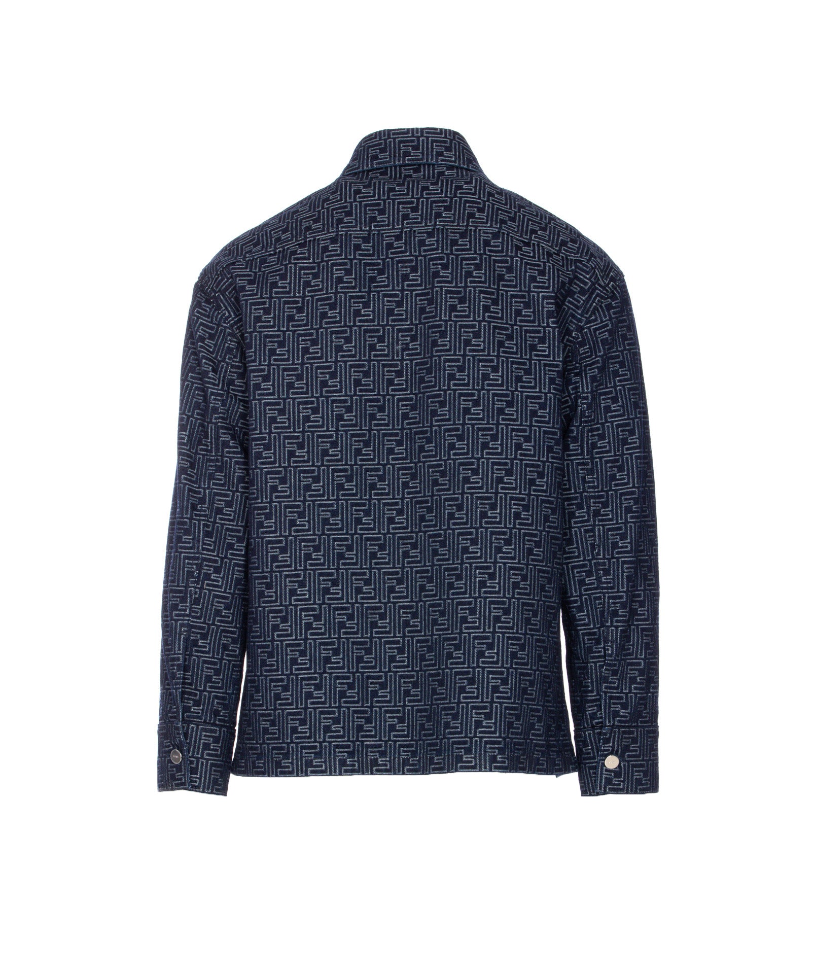 Fendi Jackets Blue Cotton