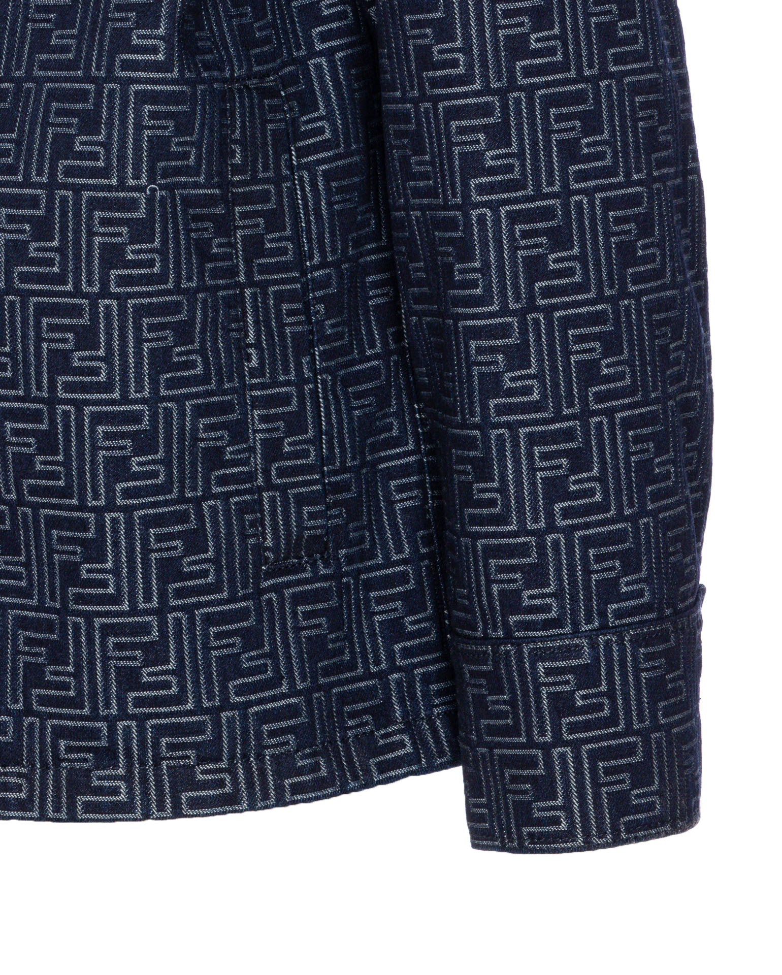 Fendi Jackets Blue Cotton