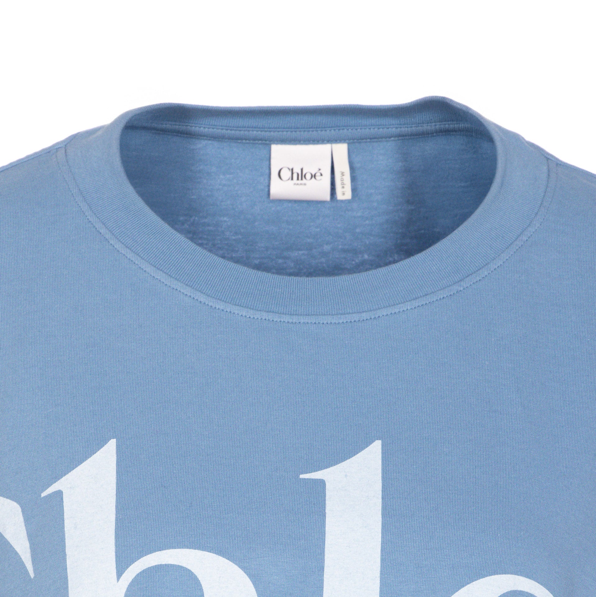 Chloè T-Shirts And Polos Blue Cotton