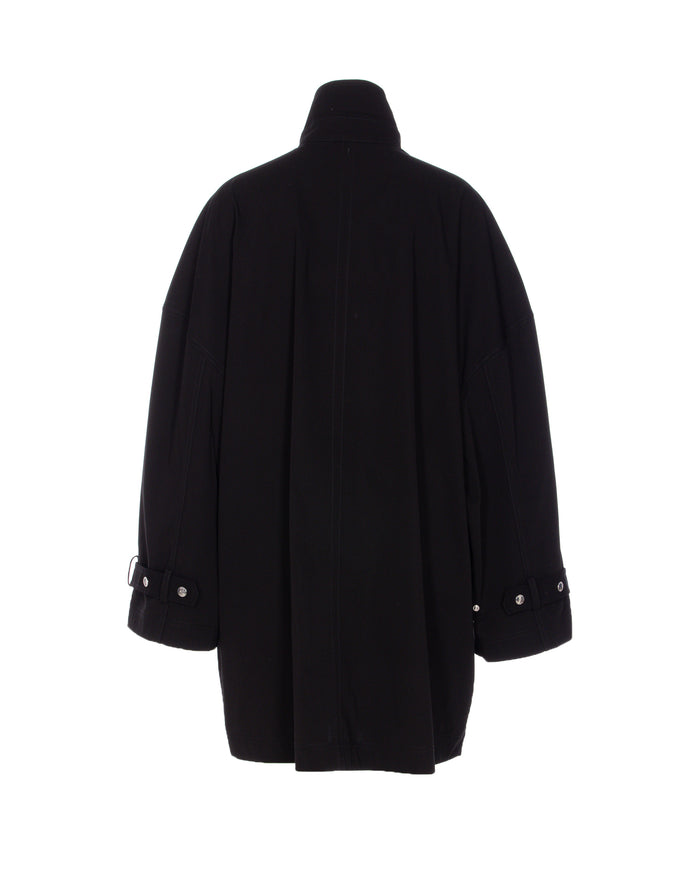 Toteme Coats Black Cotton
