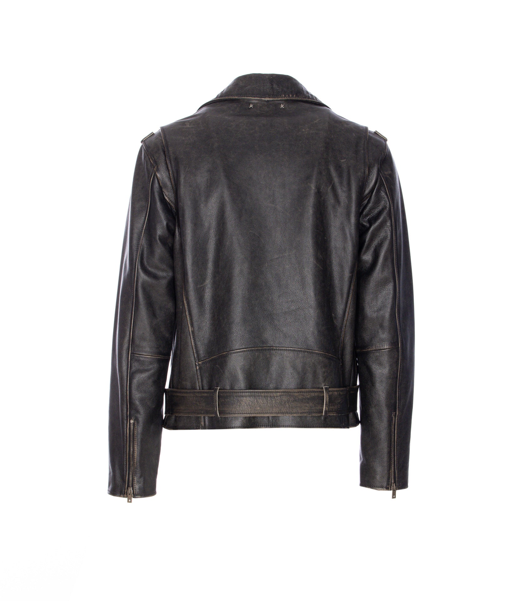 Golden Goose Jackets Black Cow Leather